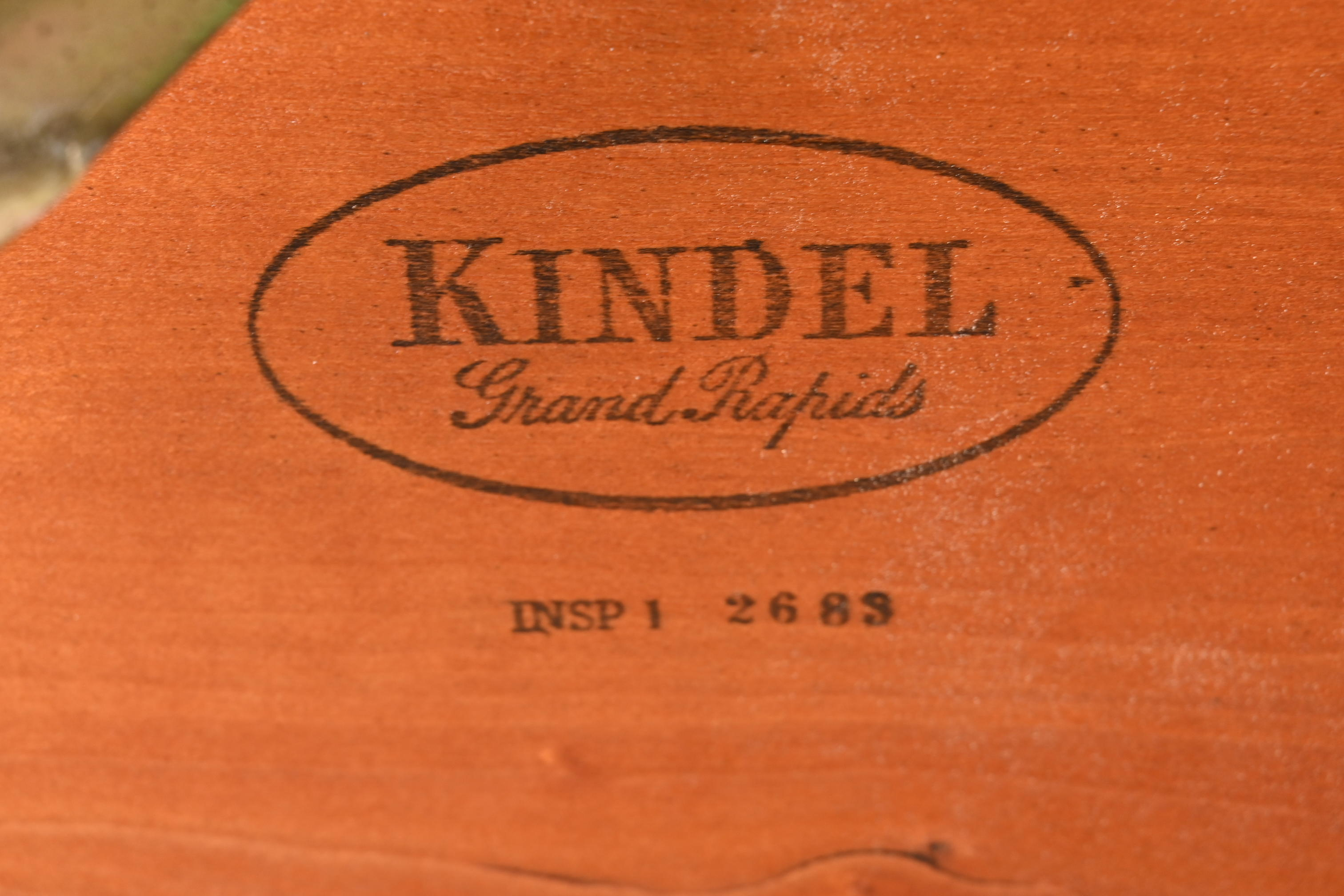 Kindel Furniture Hollywood Regency Chinoiserie Extension Dining Table, Newly Refinished - Image 11