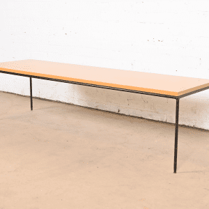 Paul McCobb Planner Group Birch and Iron Coffee Table or Bench, 1950s