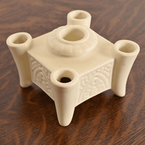 Rookwood Pottery Arts & Crafts Glazed Ceramic Candlestick Holder, 1934