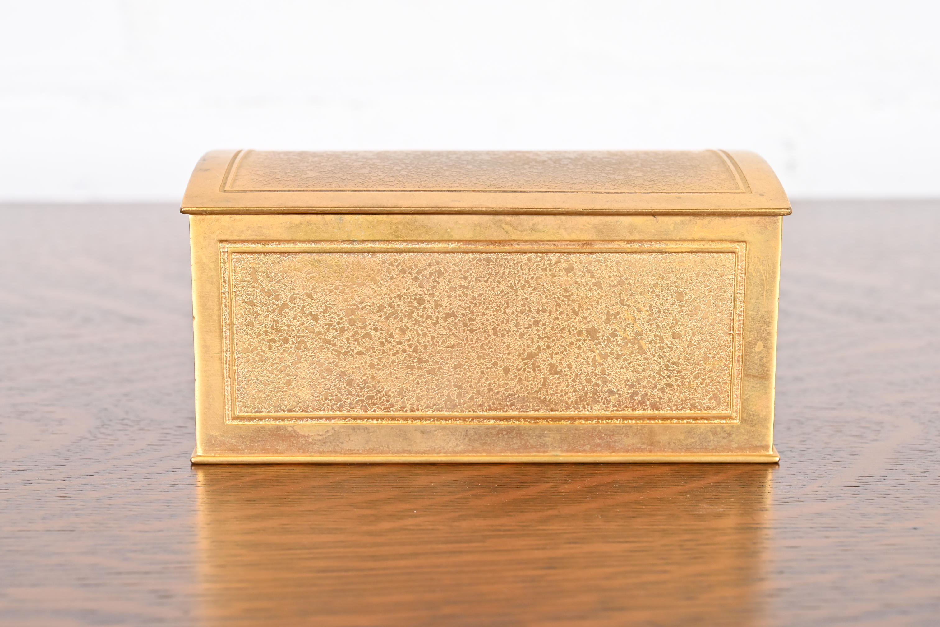 Tiffany Studios New York Bronze Doré Desk Box or Humidor - Image 3