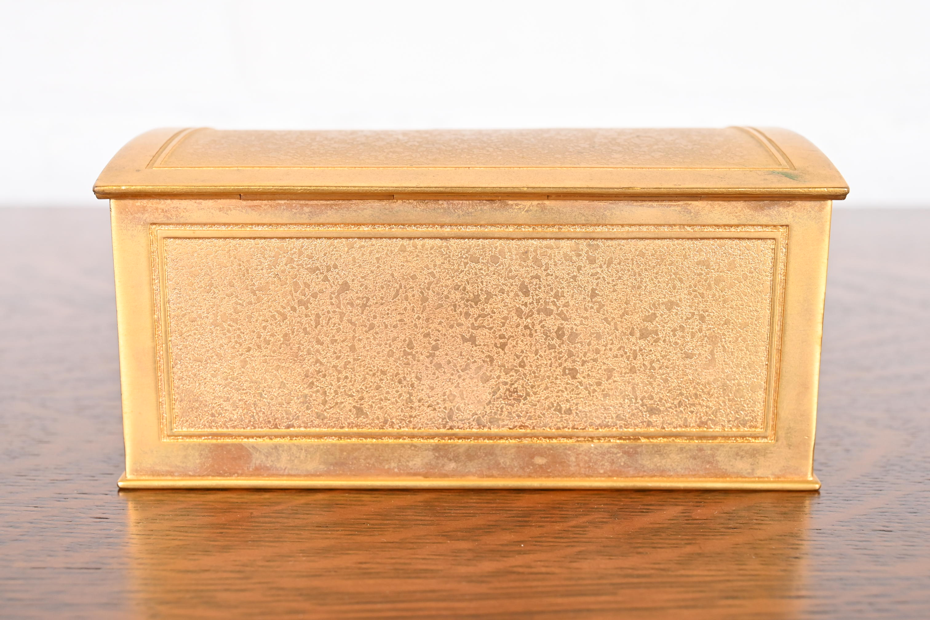 Tiffany Studios New York Bronze Doré Desk Box or Humidor - Image 10
