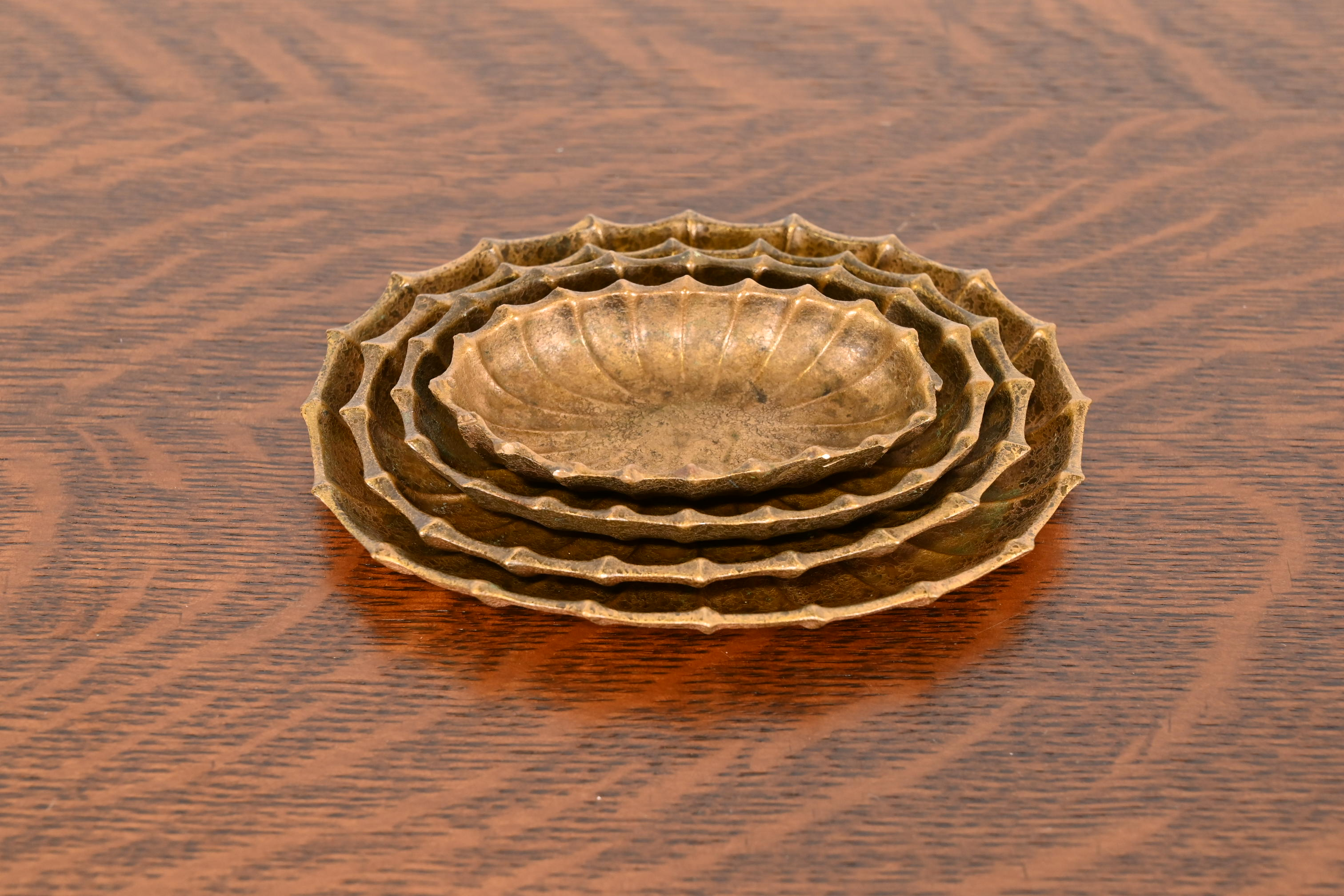 Tiffany Studios New York Bronze Nesting Trays, Set of Four - Image 6