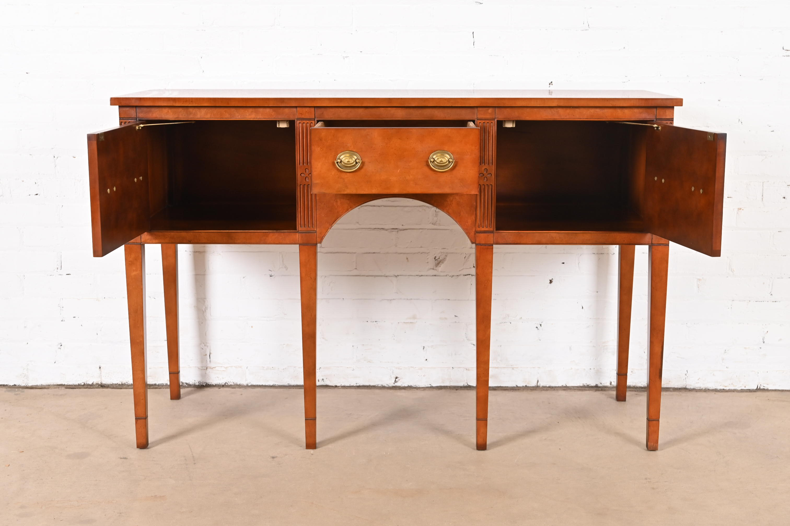 Baker Furniture Federal Birdseye Maple Sideboard Credenza - Image 6