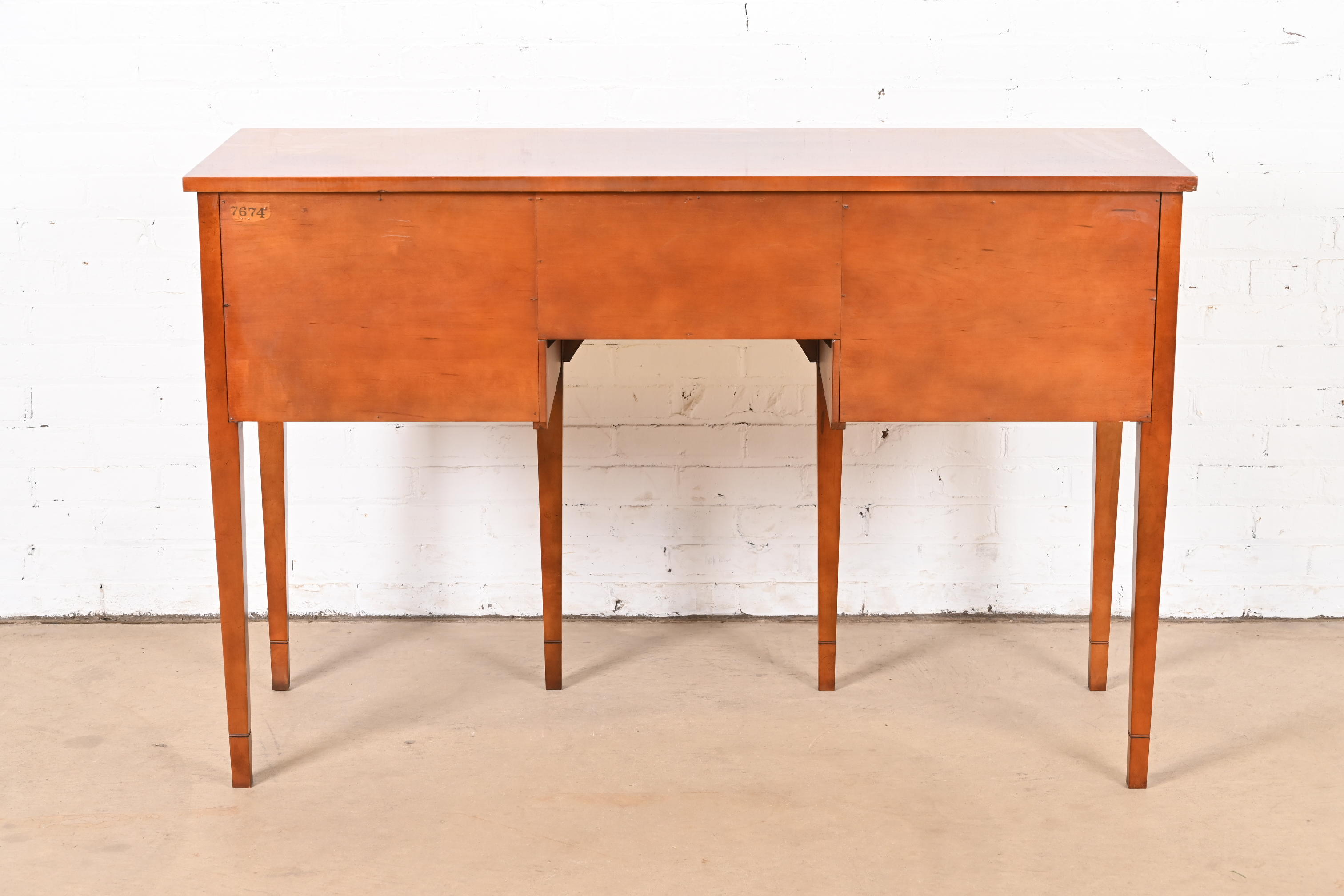 Baker Furniture Federal Birdseye Maple Sideboard Credenza - Image 11