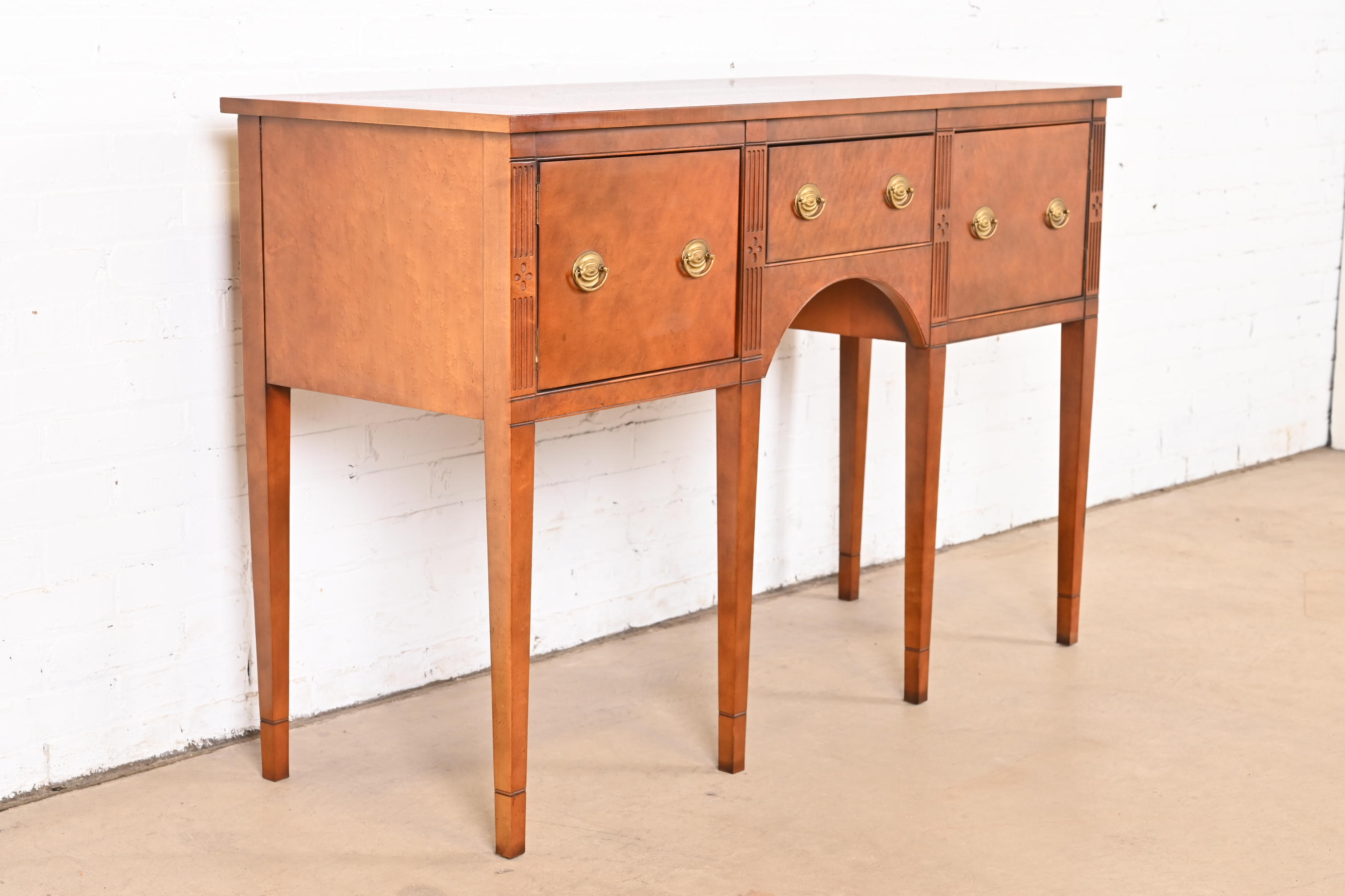 Baker Furniture Federal Birdseye Maple Sideboard Credenza - Image 4