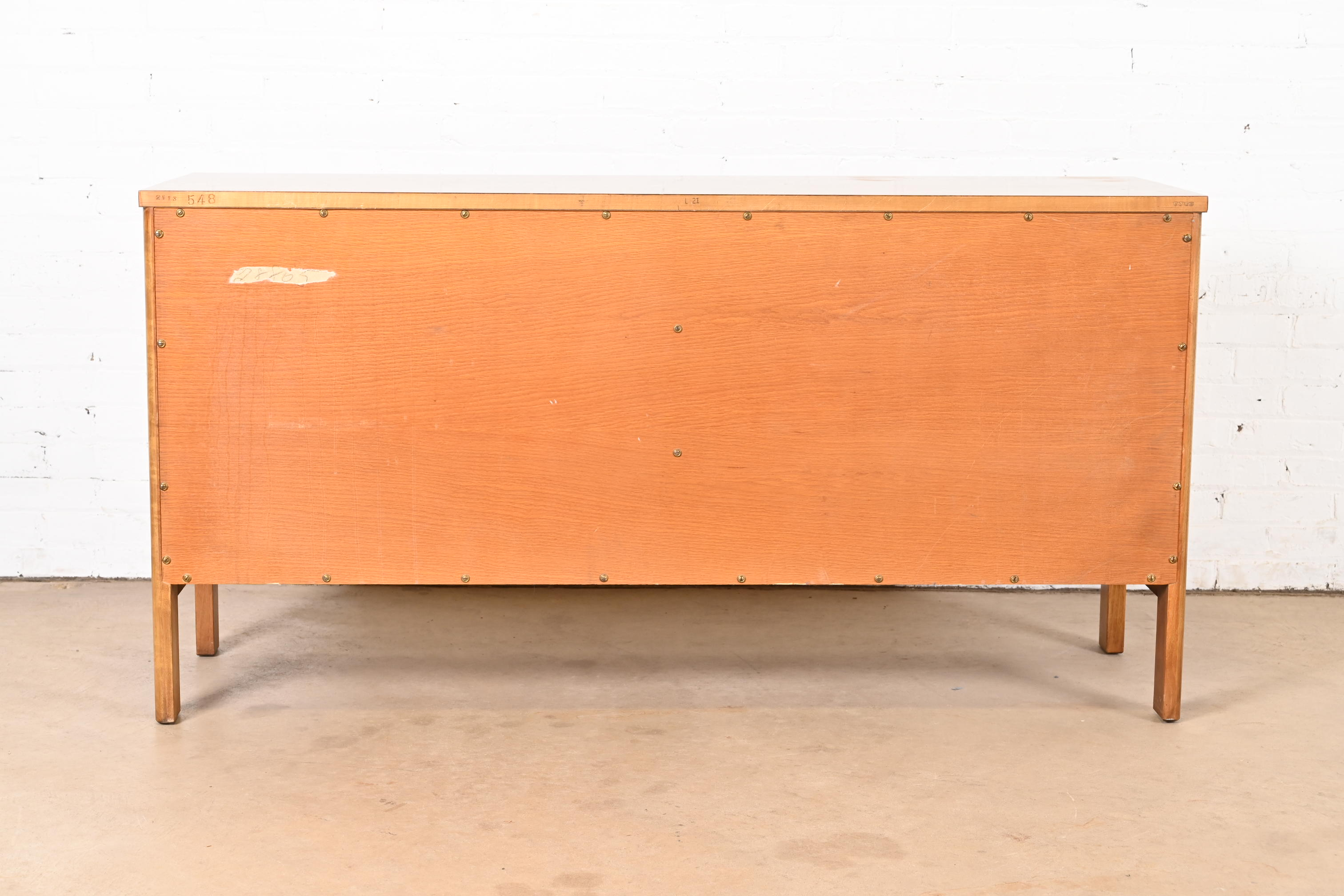 John Widdicomb Mid-Century Modern Walnut and Rosewood Dresser, 1960s - Image 11