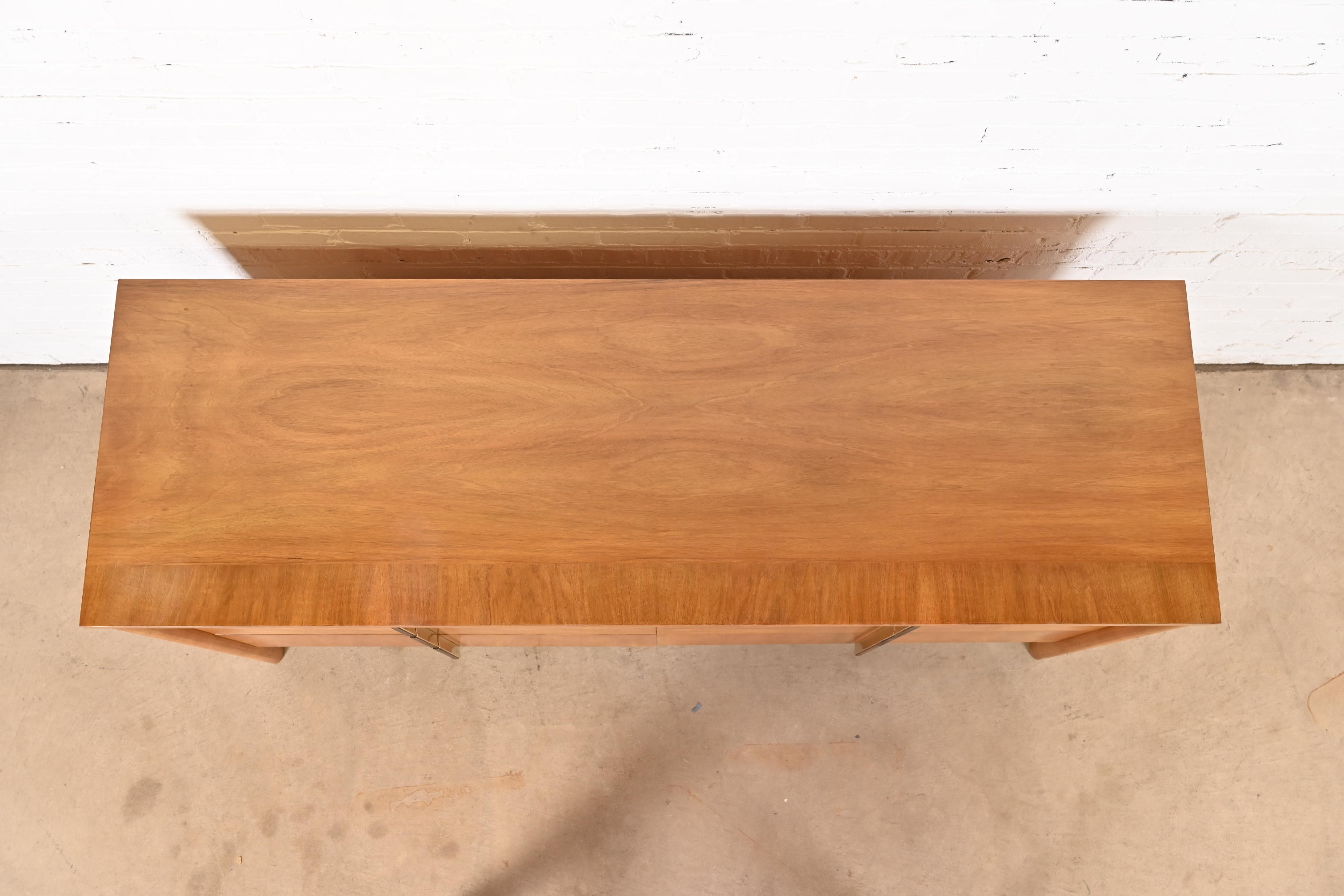 John Widdicomb Mid-Century Modern Walnut and Rosewood Dresser, 1960s - Image 9