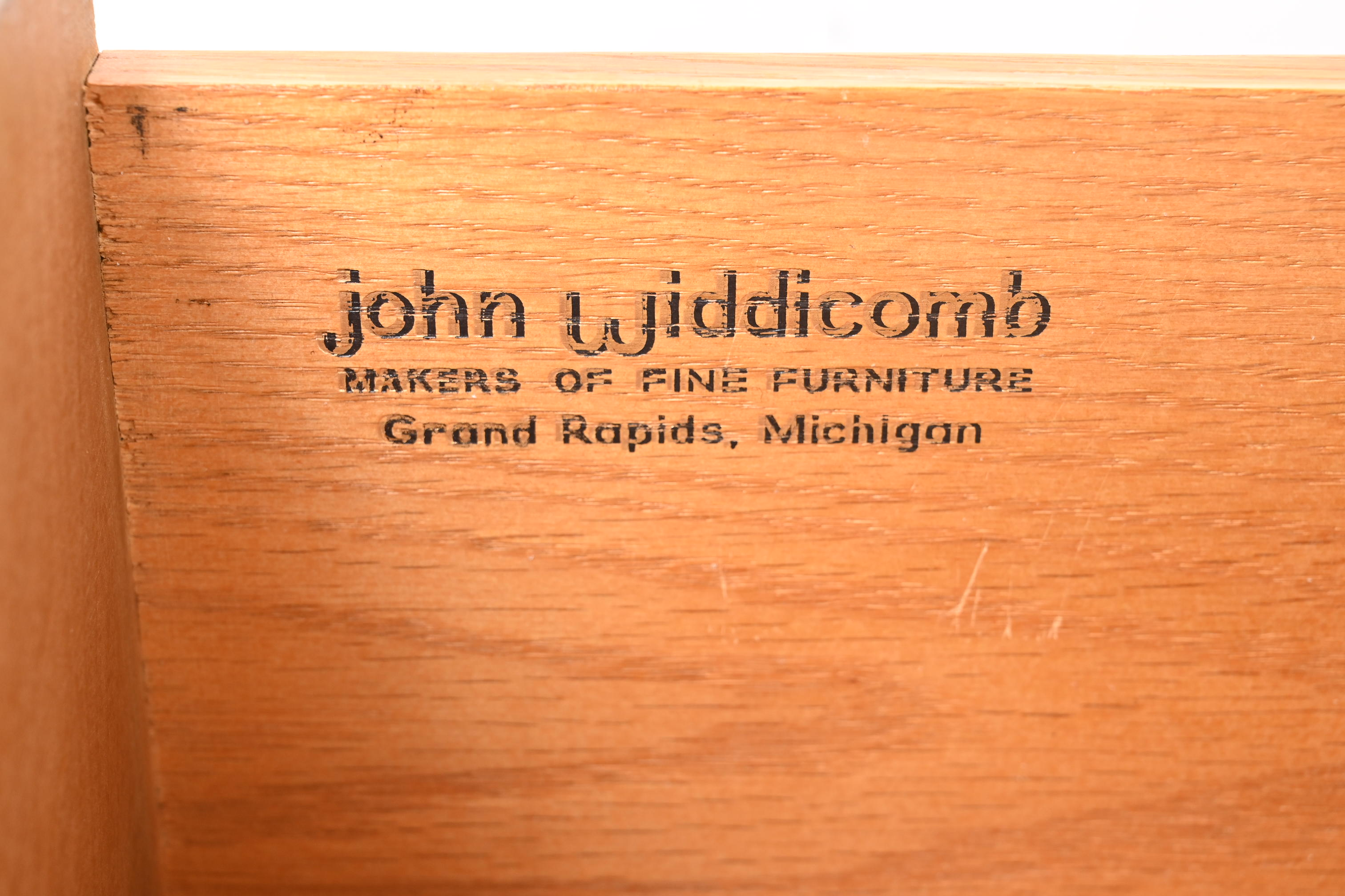 John Widdicomb Mid-Century Modern Walnut and Rosewood Dresser, 1960s - Image 8
