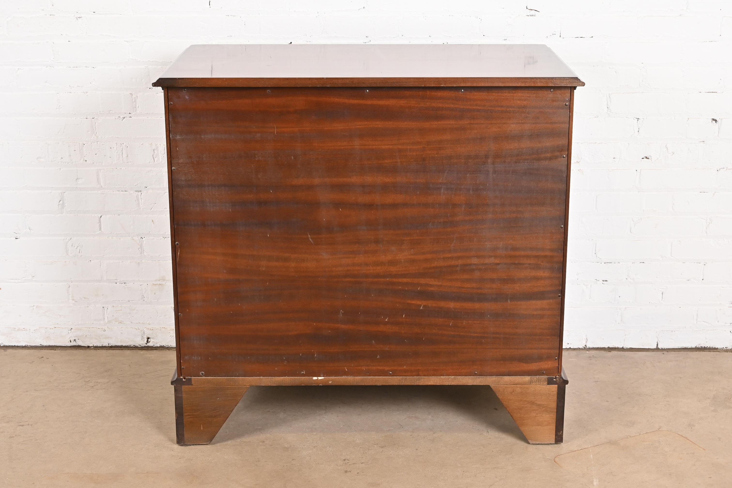 Kittinger Chippendale Colonial Williamsburg Mahogany Four-Drawer Bachelor Chest - Image 11