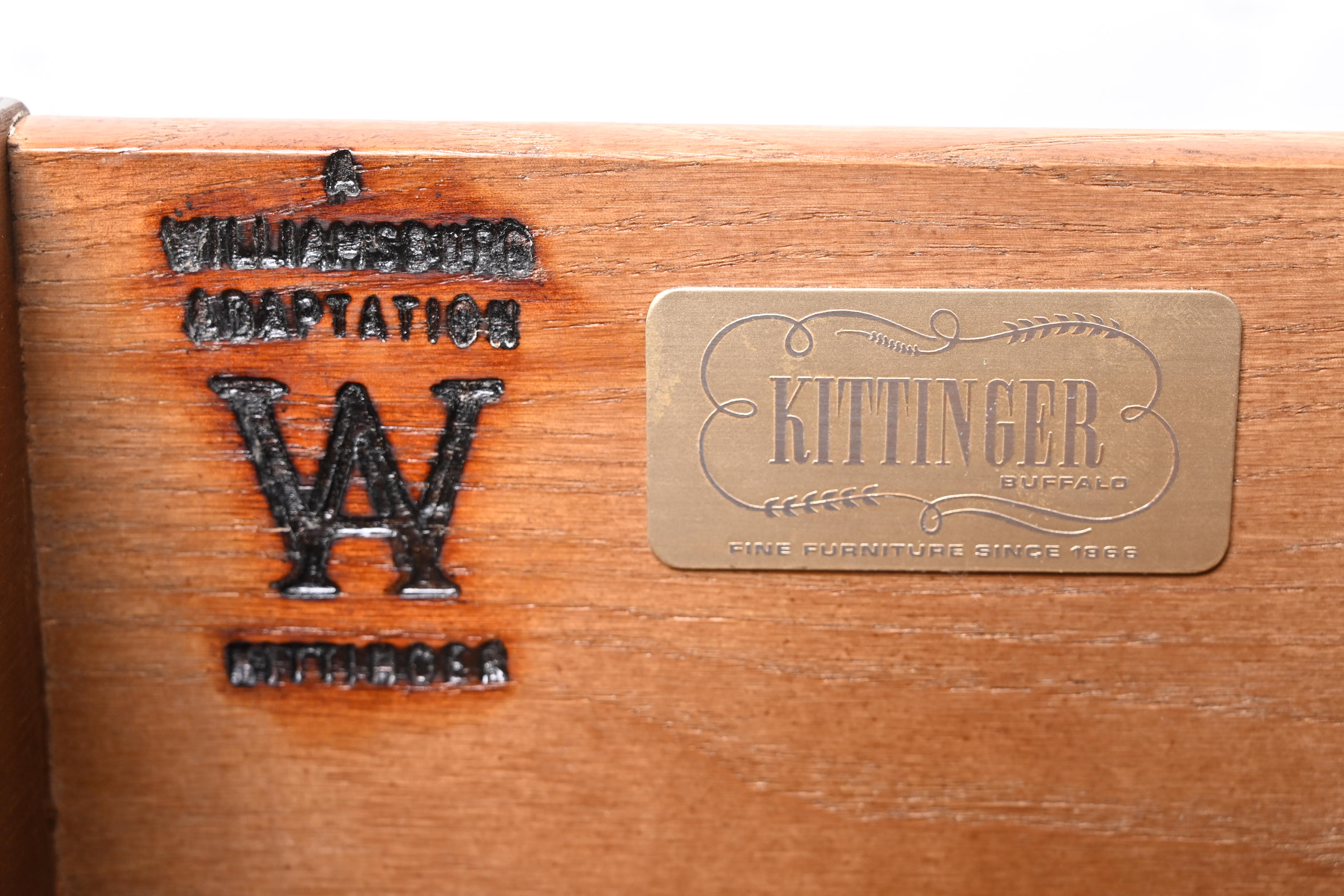 Kittinger Chippendale Colonial Williamsburg Mahogany Four-Drawer Bachelor Chest - Image 8