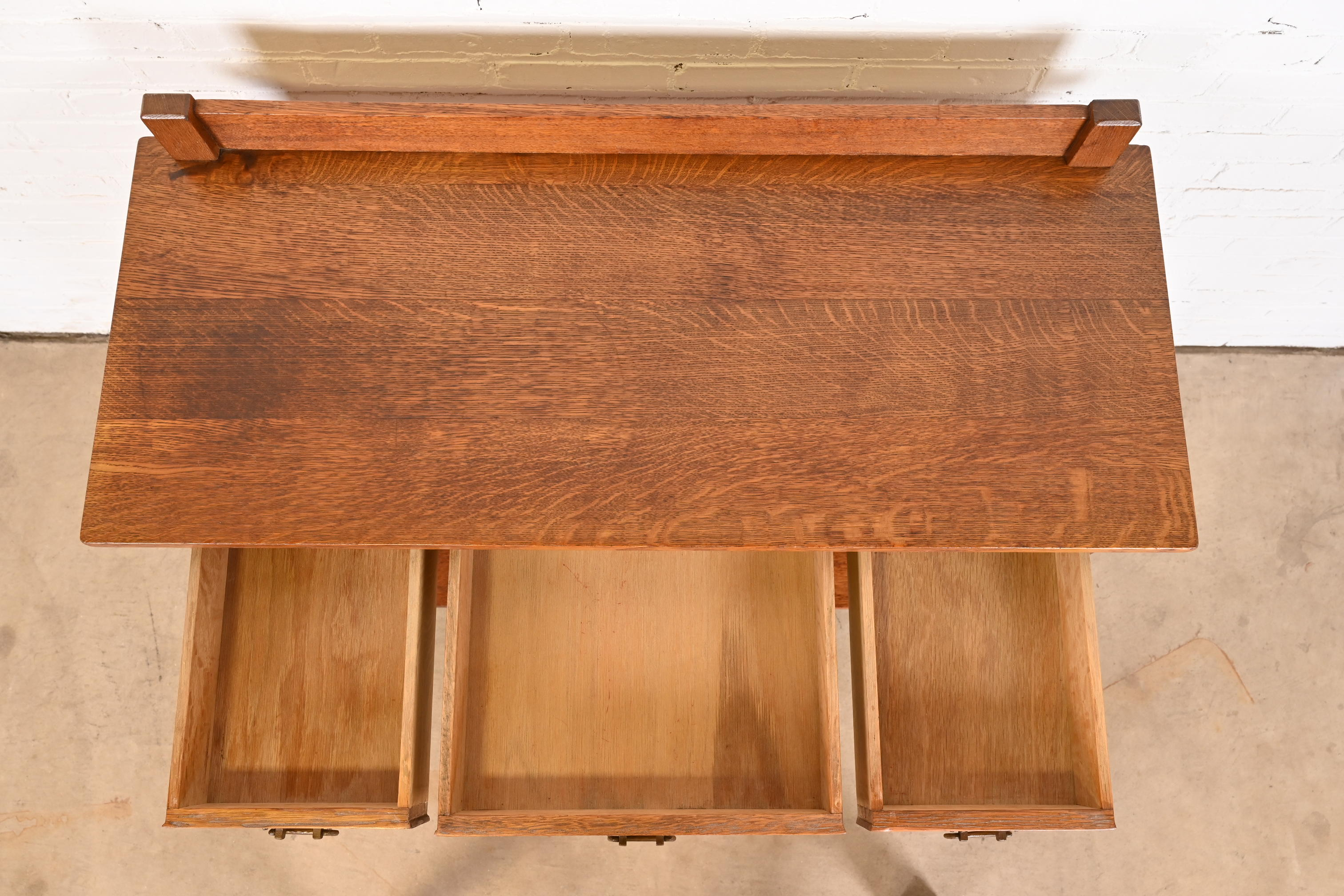 L. & J. G. Stickley Antique Mission Oak Arts & Crafts Buffet Server, Circa 1900 - Image 8