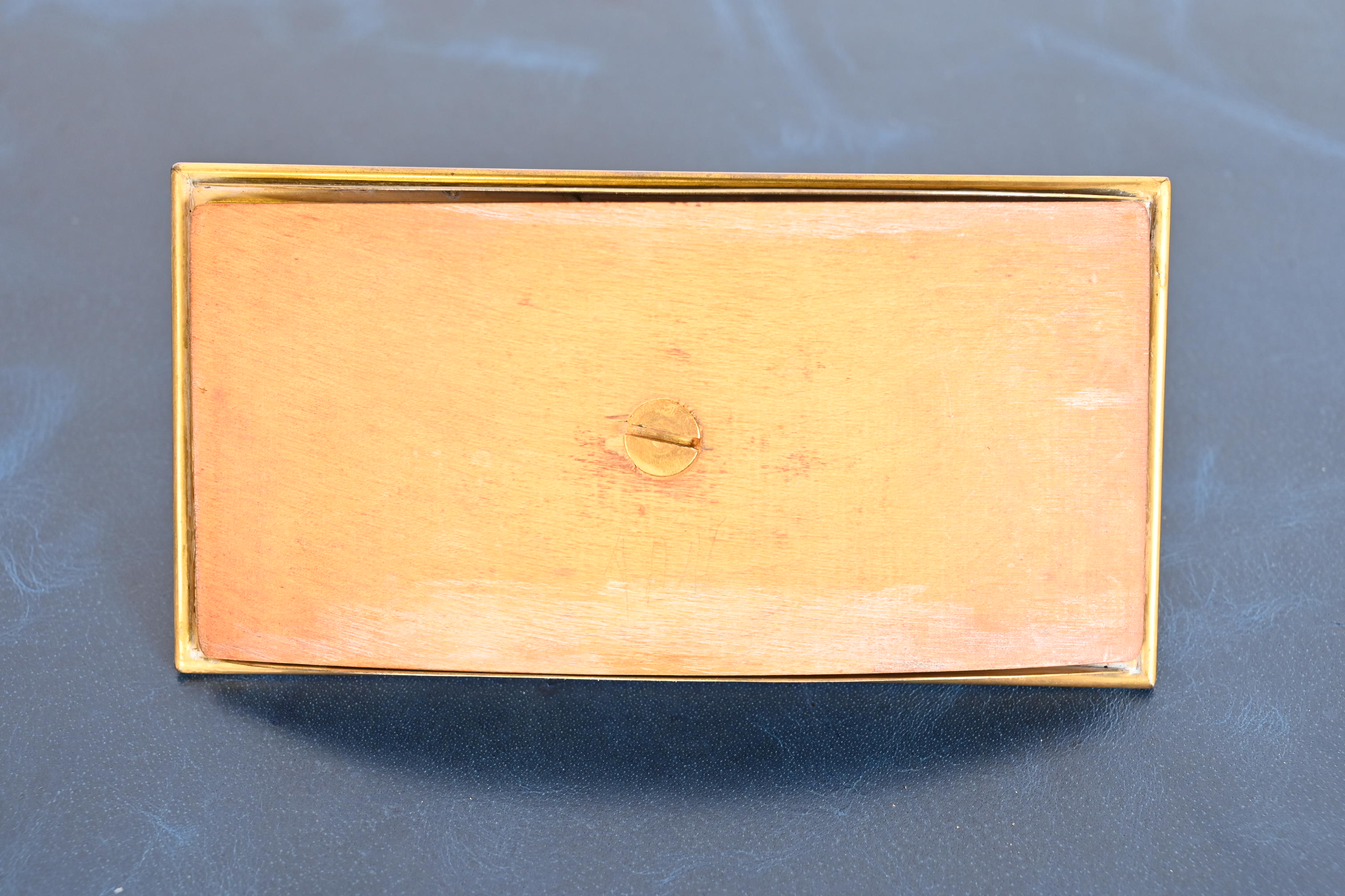 Tiffany Studios New York Pine Needle Pattern Bronze Doré and Slag Glass Rocker Blotter - Image 9