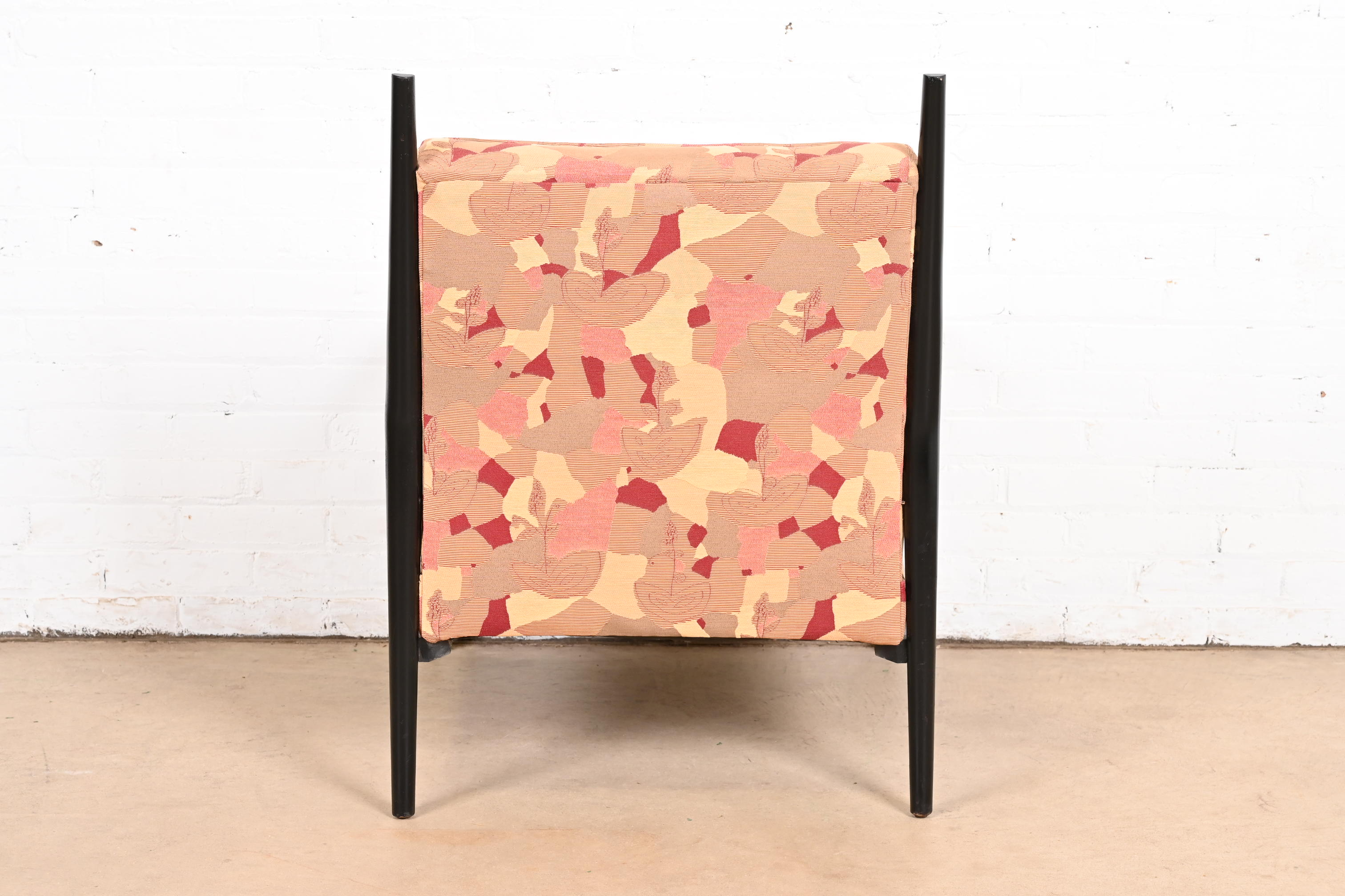 Paul McCobb Planner Group Ebonized and Upholstered Lounge Chair, 1950s - Image 10