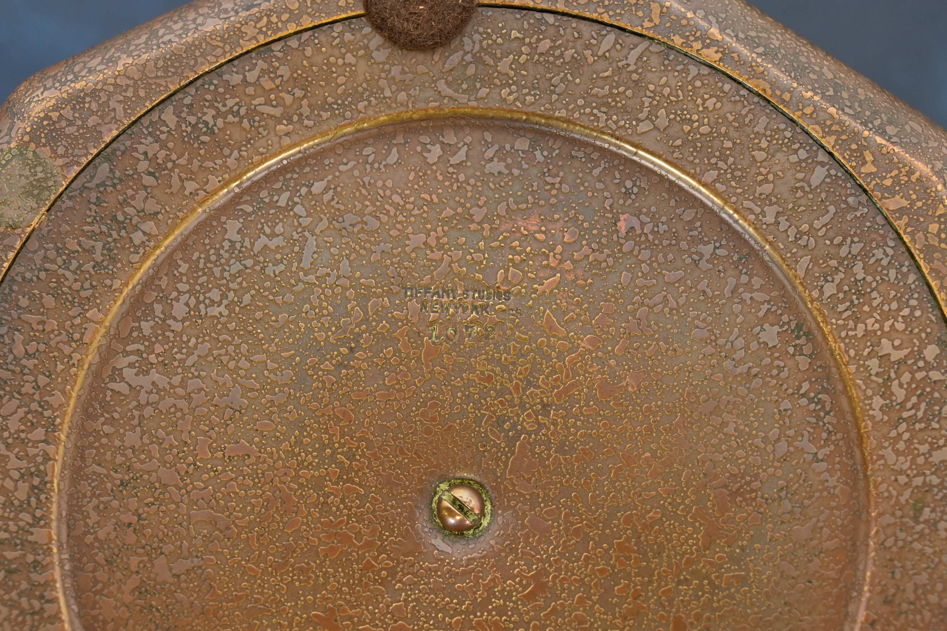Tiffany Studios New York Zodiac Bronze Large Inkwell - Image 9