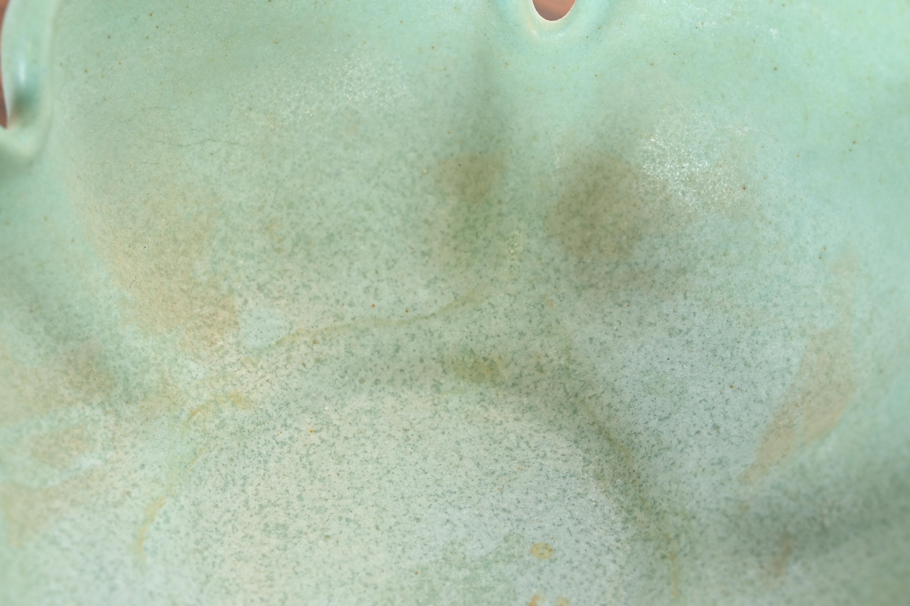 Van Briggle Arts & Crafts Lotus Form Turquoise Glazed Ceramic Bowl - Image 8