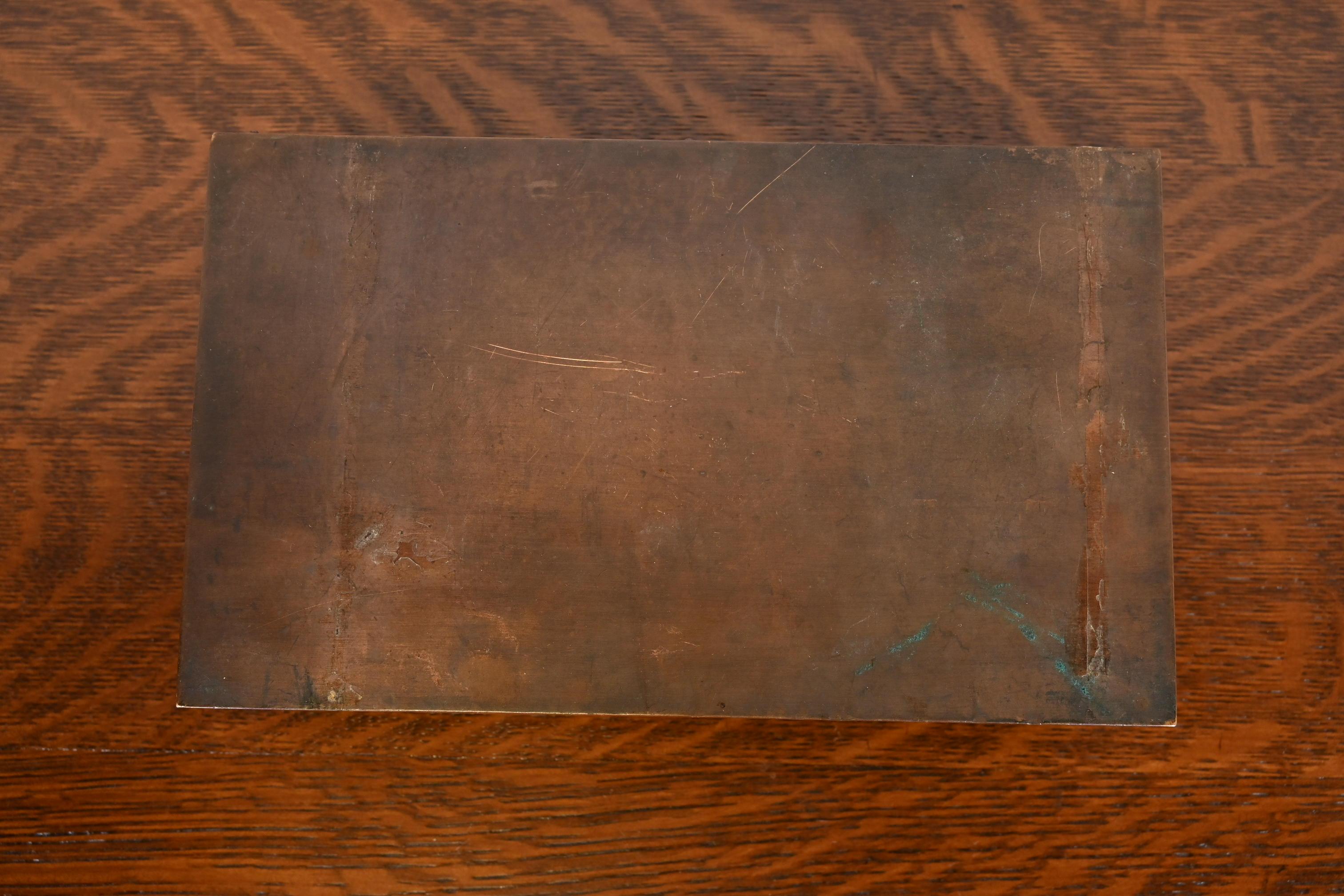 Heintz Arts & Crafts Bronze Cigar Box - Image 6