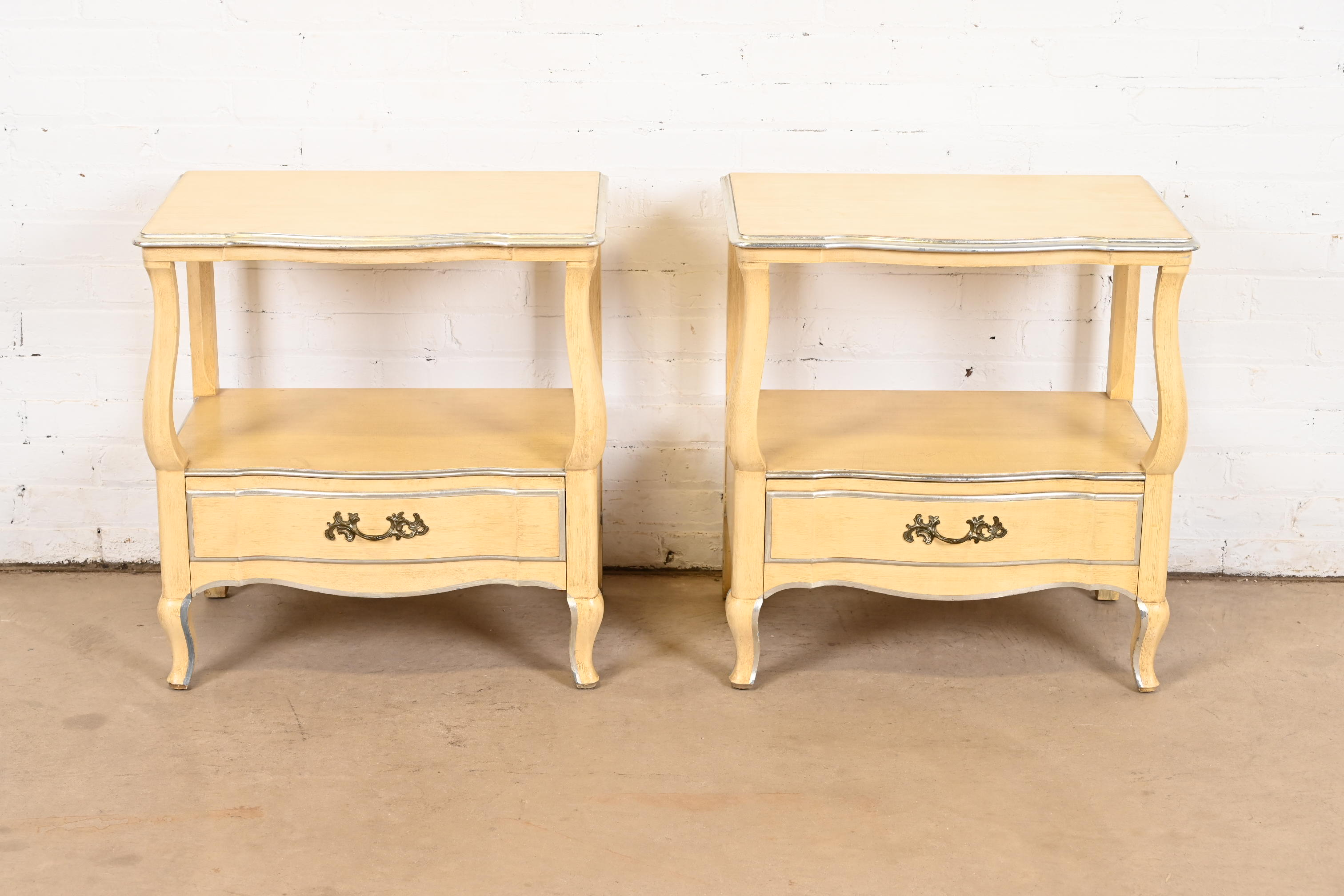John Widdicomb French Provincial Louis XV Nightstands, 1950s - Image 2