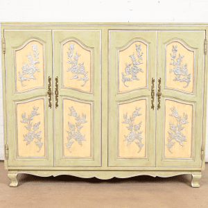 John Widdicomb French Provincial Louis XV Painted Dresser Chest, Circa 1950s