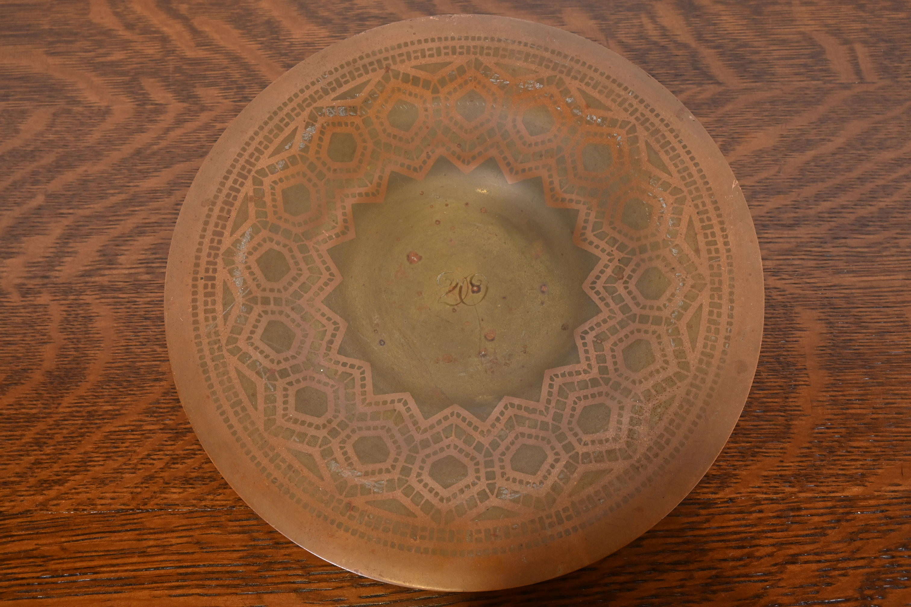 Tiffany & Co. Antique Bronze Decorative Shallow Bowl, Circa 1900 - Image 4