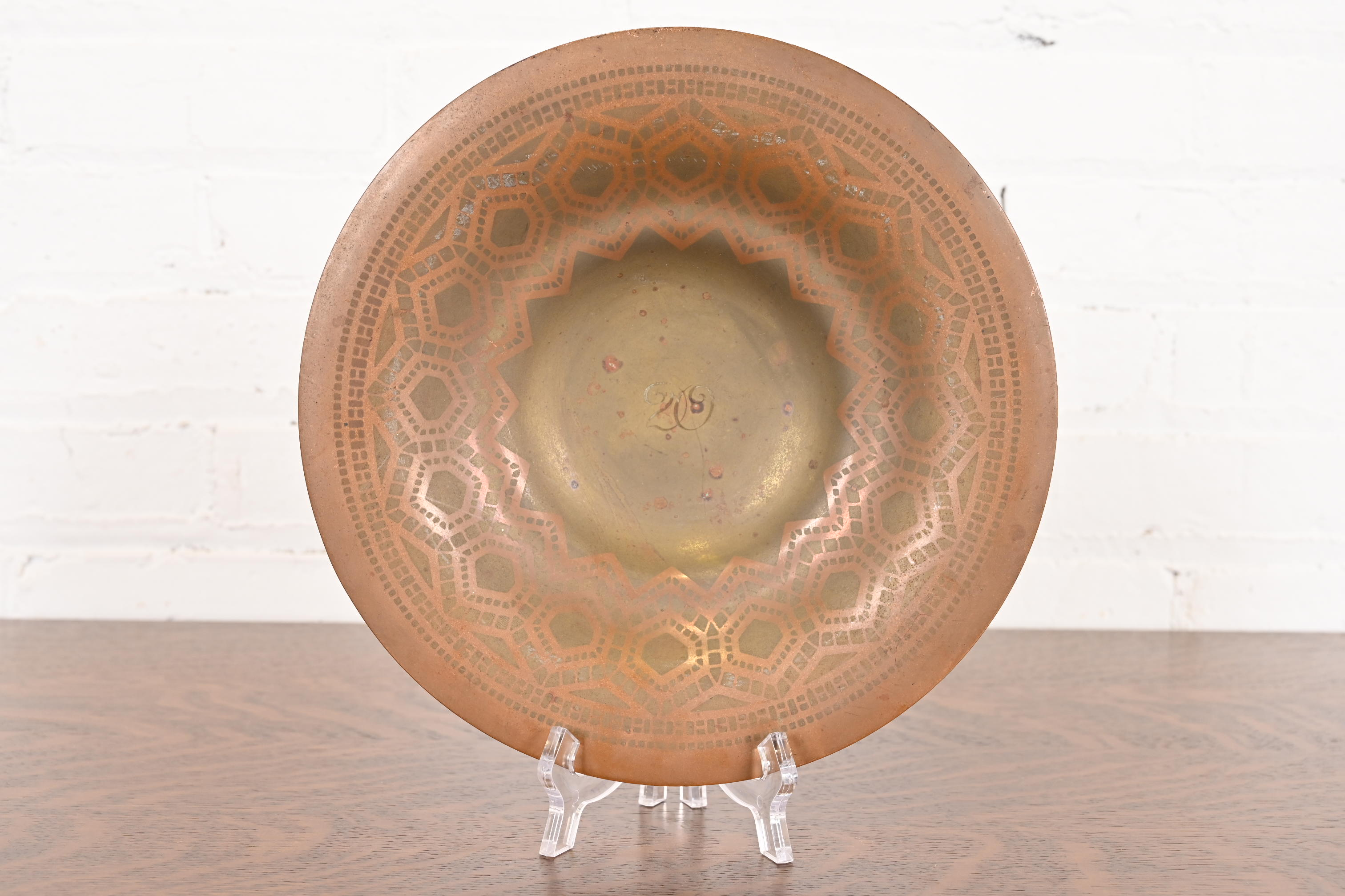 Tiffany & Co. Antique Bronze Decorative Shallow Bowl, Circa 1900