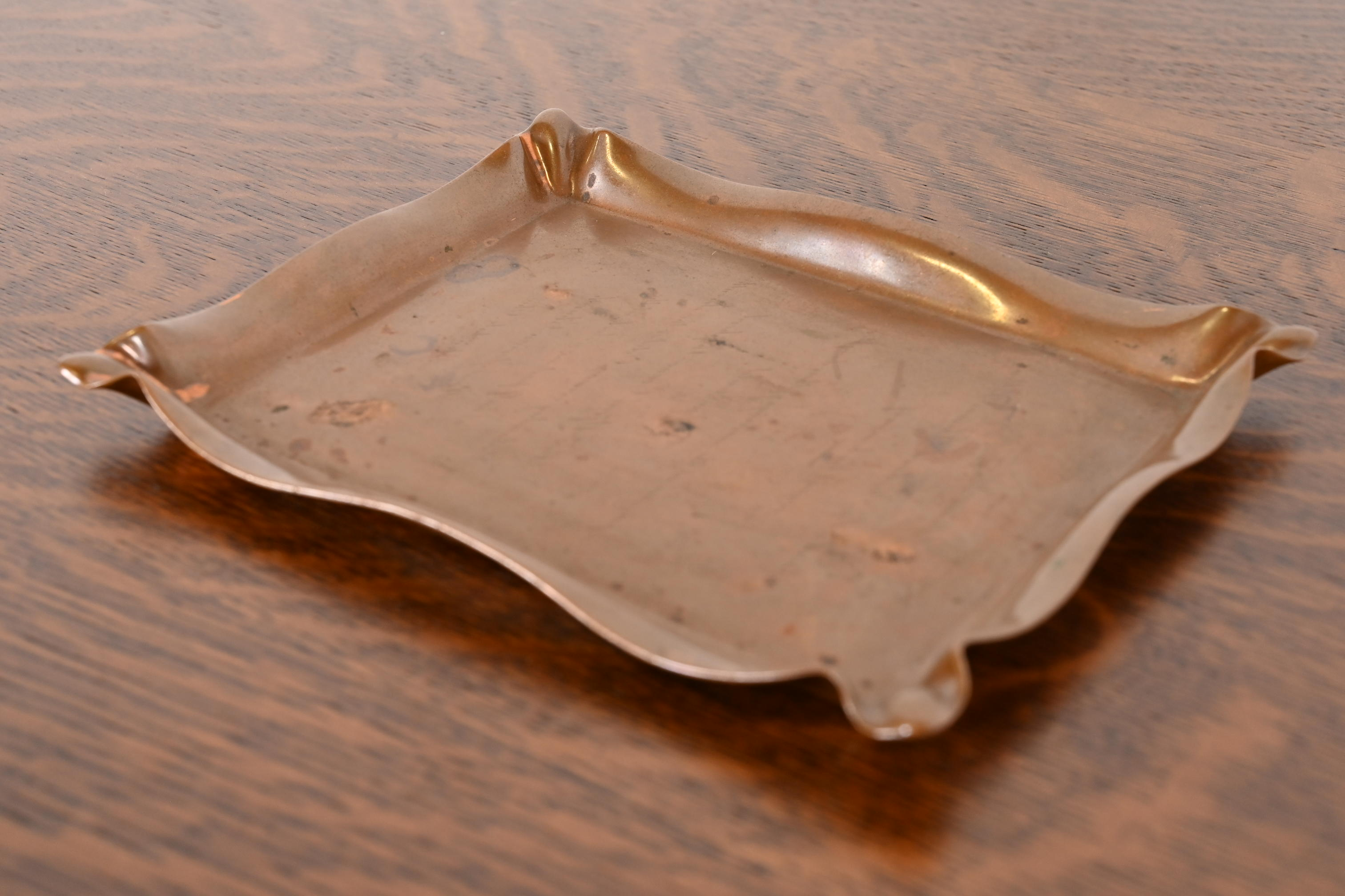 Tiffany & Co. Antique Art Nouveau Bronze Ashtray or Catchall, 1899