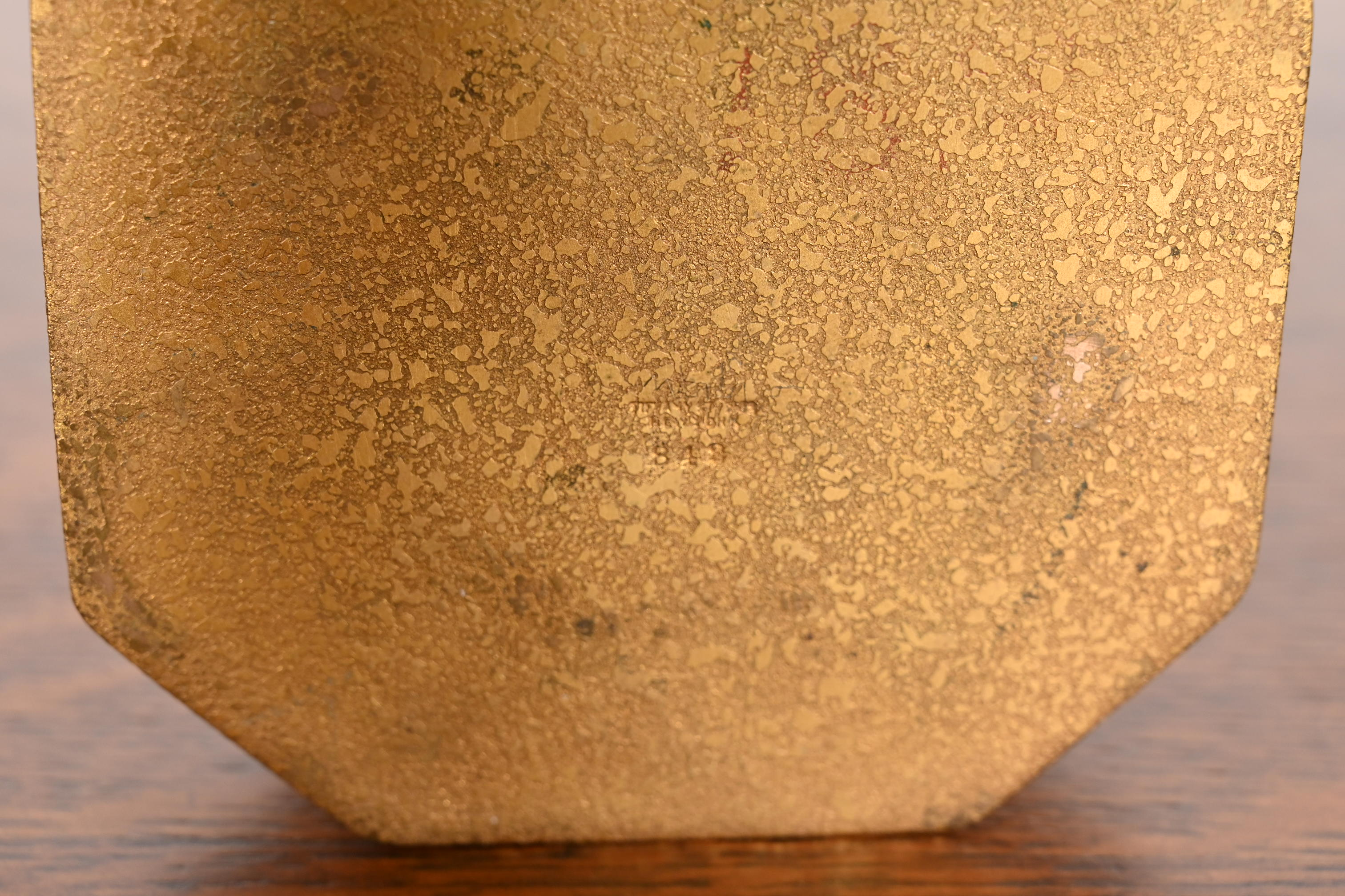 Tiffany Studios New York Zodiac Bronze Doré Inkwell - Image 10