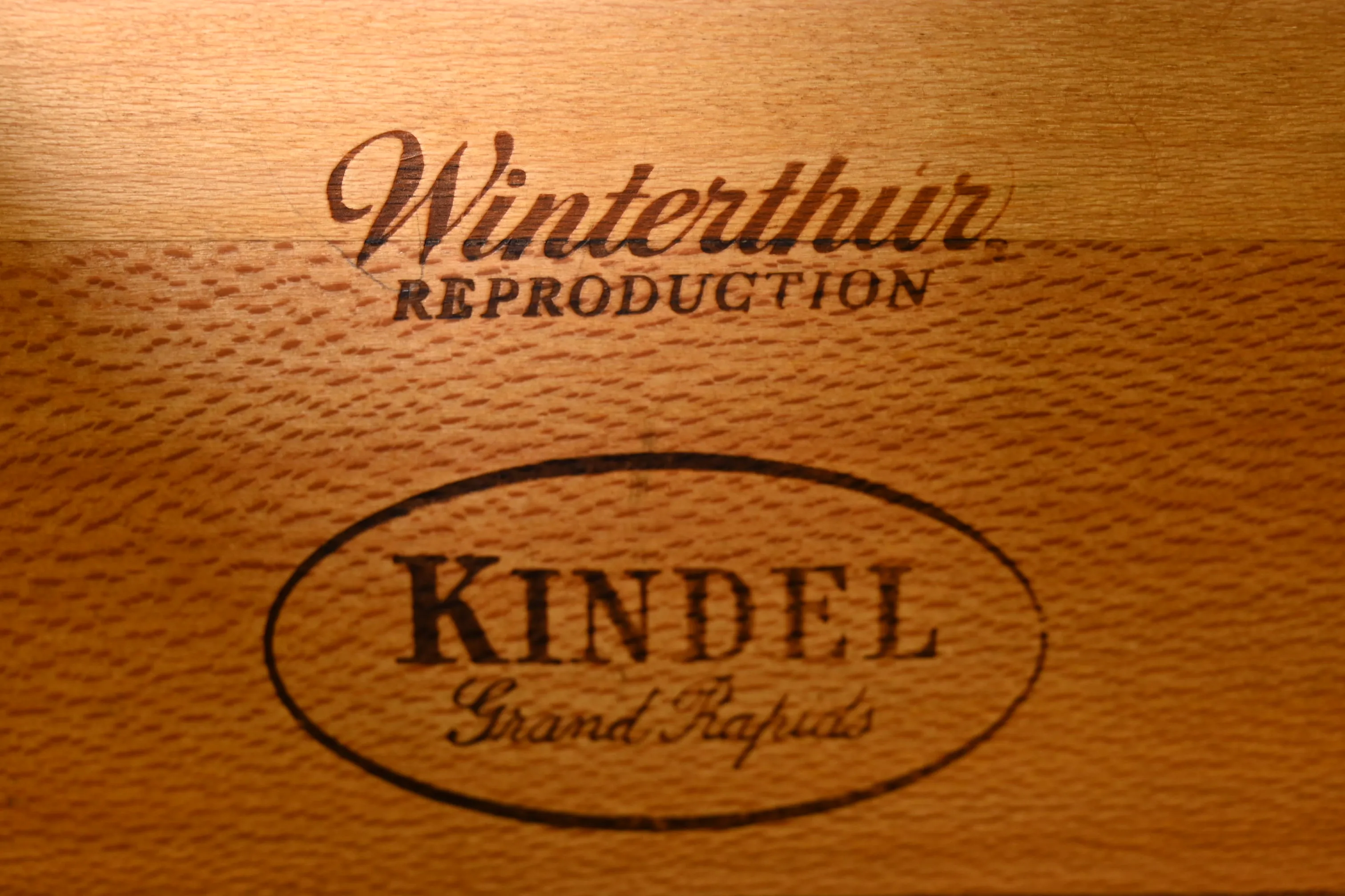 Kindel Furniture Georgian Carved Solid Mahogany Highboy Dresser - Image 8