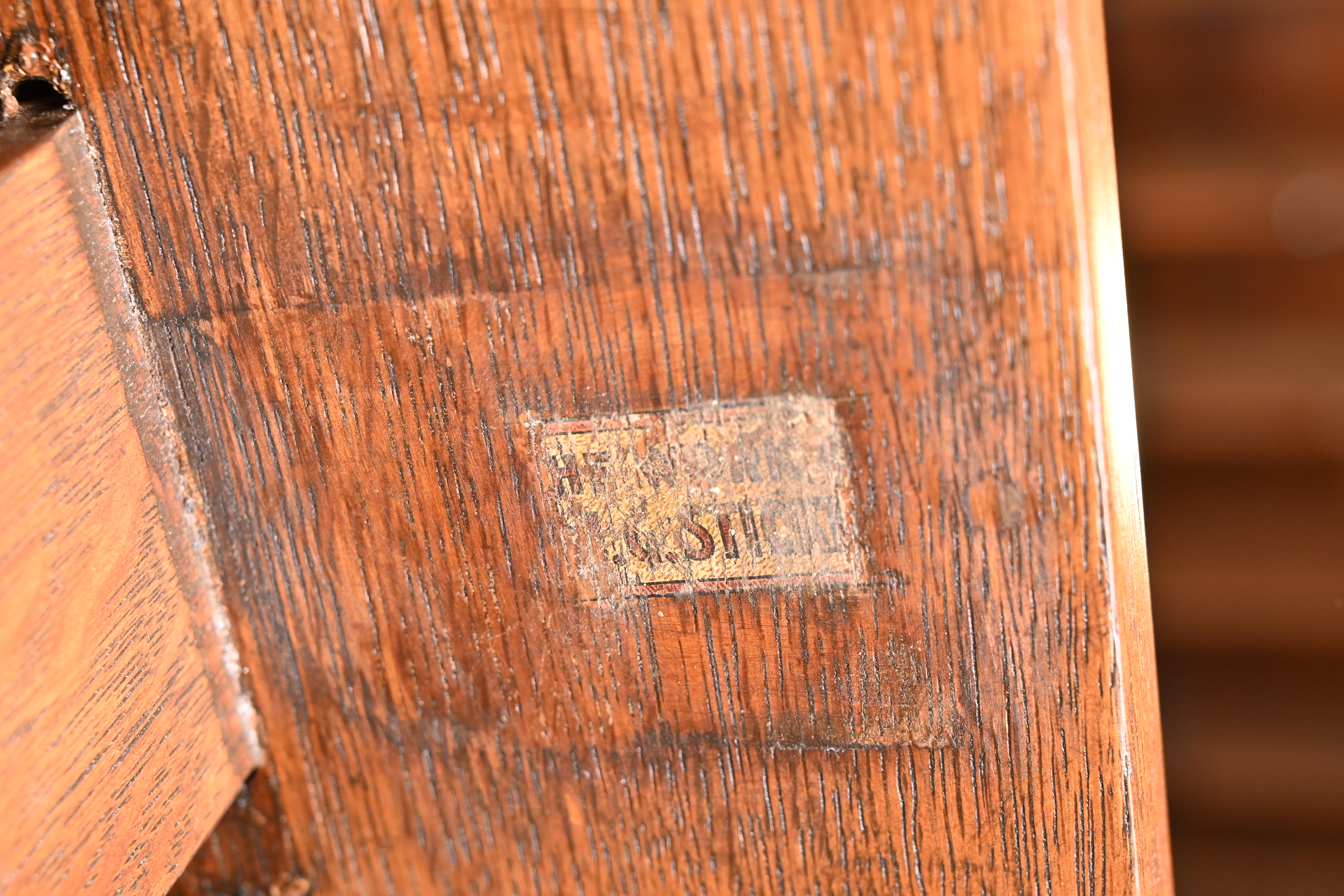 L. & J. G. Stickley Antique Mission Oak Arts & Crafts Reclining Morris Lounge Chair, Newly Refinished - Image 10