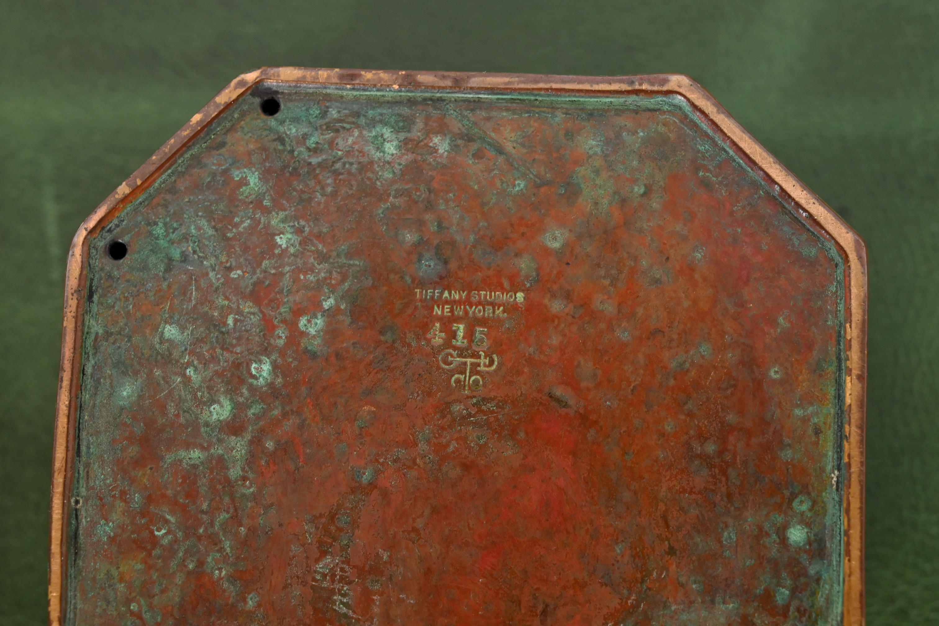Tiffany Studios New York Zodiac Bronze Inkwell - Image 10