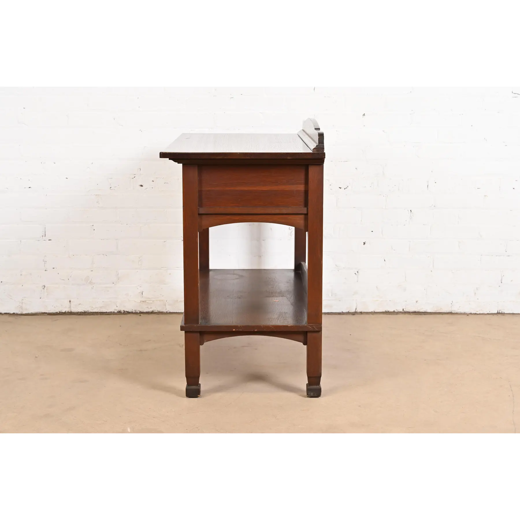 Stickley Brothers Style Antique Mission Oak Arts & Crafts Sideboard Buffet Server, Circa 1900 - Image 10
