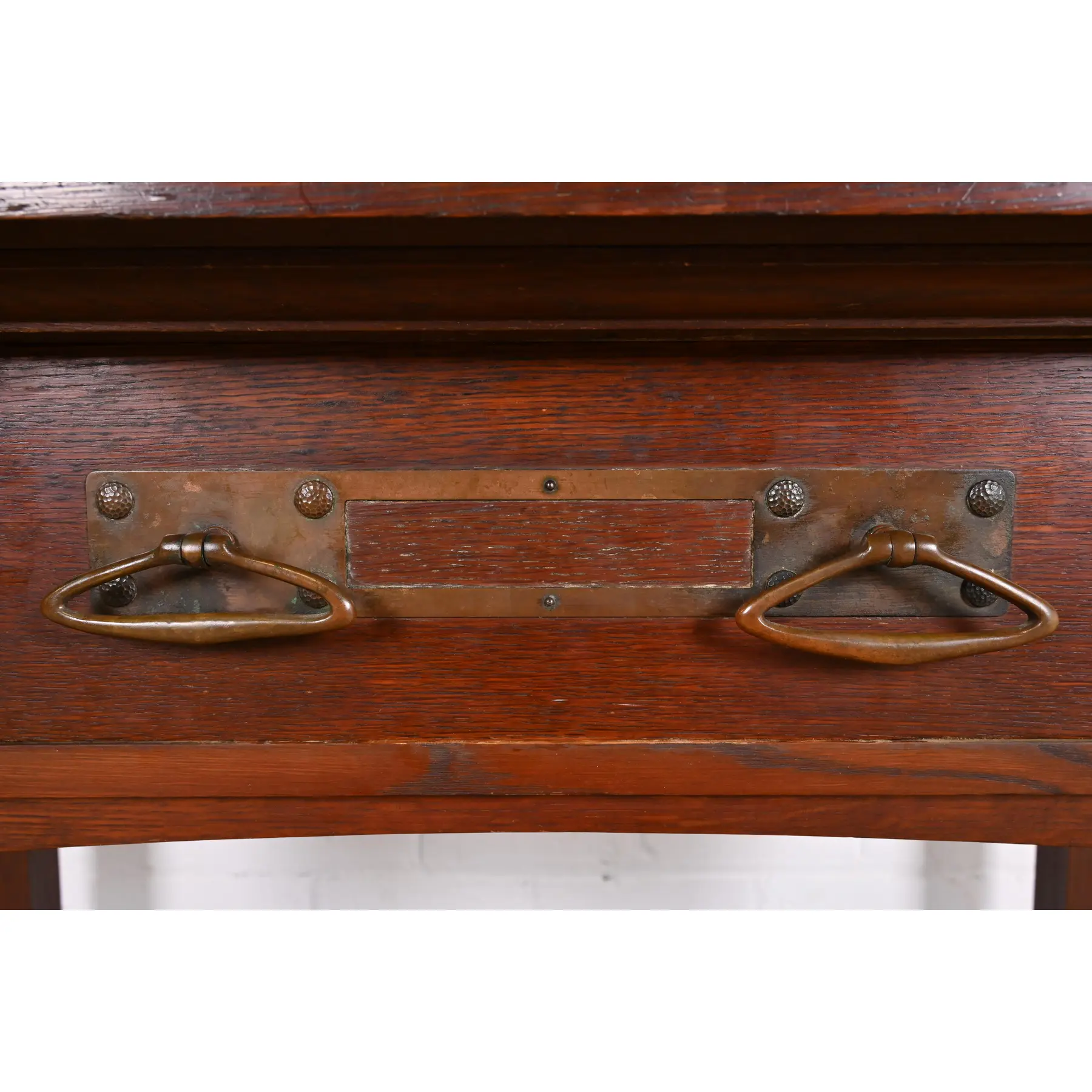 Stickley Brothers Style Antique Mission Oak Arts & Crafts Sideboard Buffet Server, Circa 1900 - Image 7