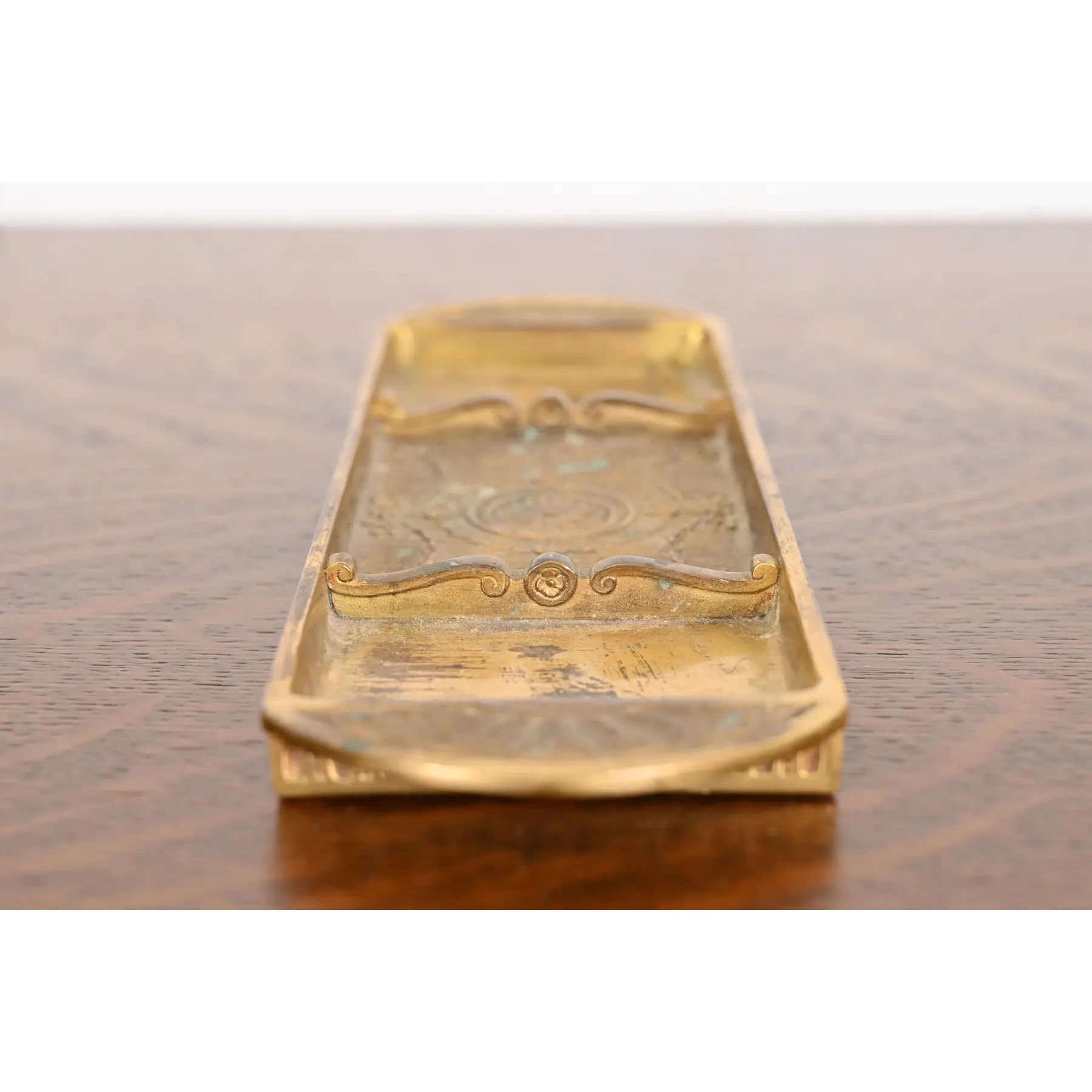 Tiffany Studios New York Adam Bronze Doré Pen Tray - Image 6