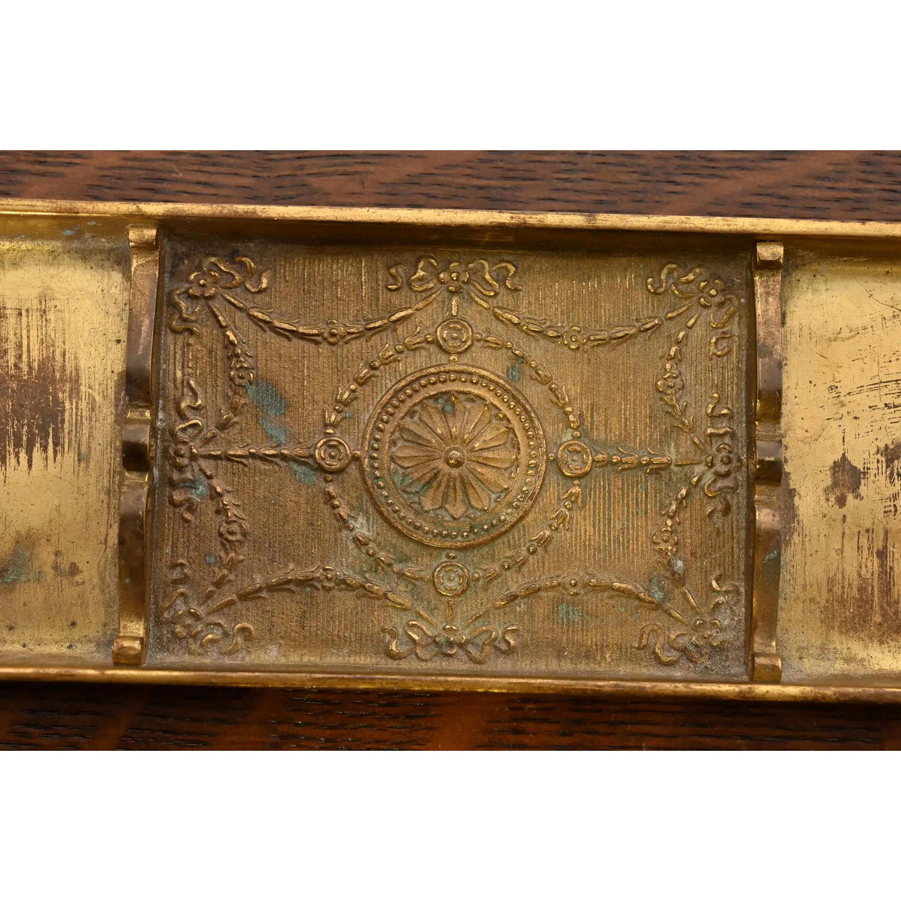 Tiffany Studios New York Adam Bronze Doré Pen Tray - Image 8