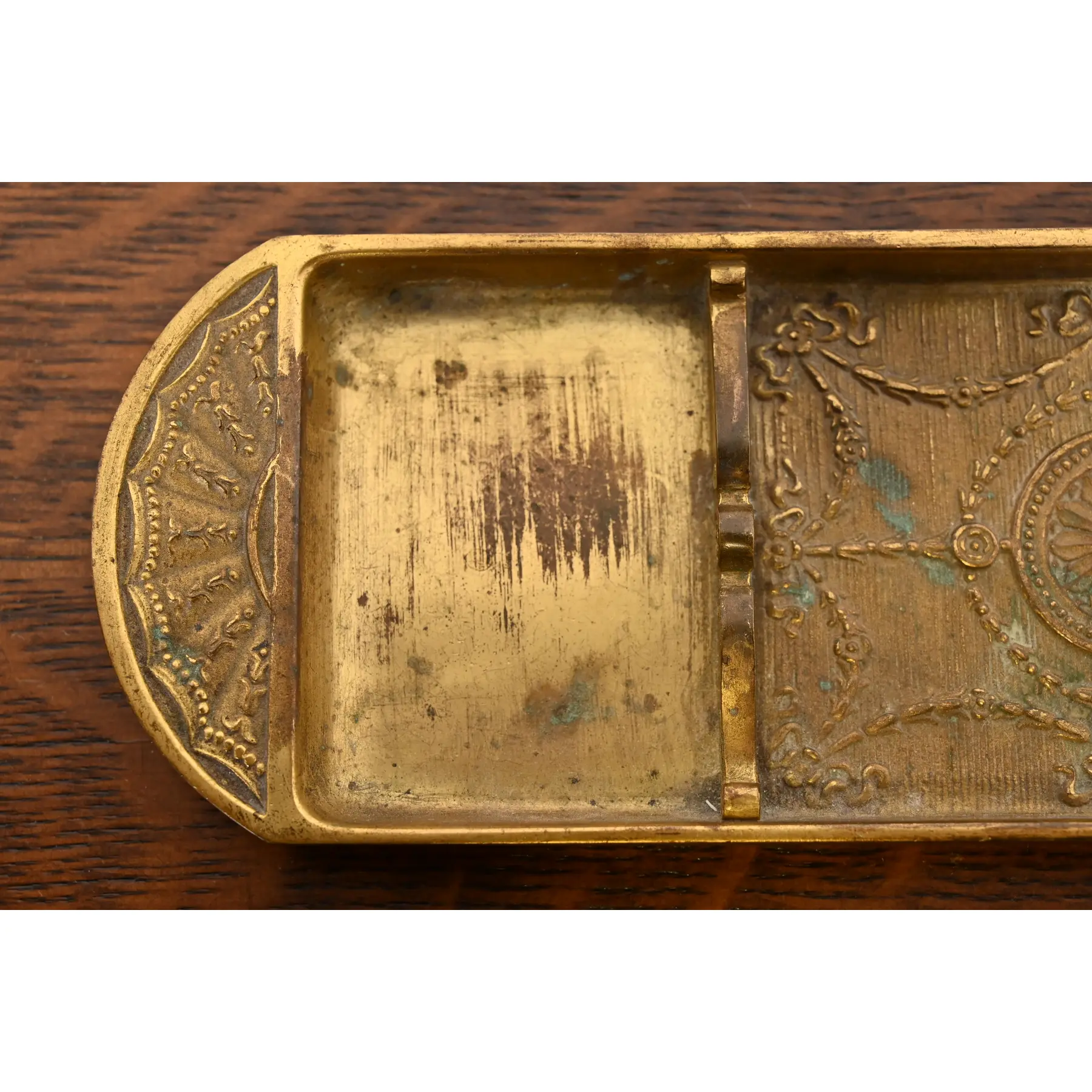 Tiffany Studios New York Adam Bronze Doré Pen Tray - Image 7