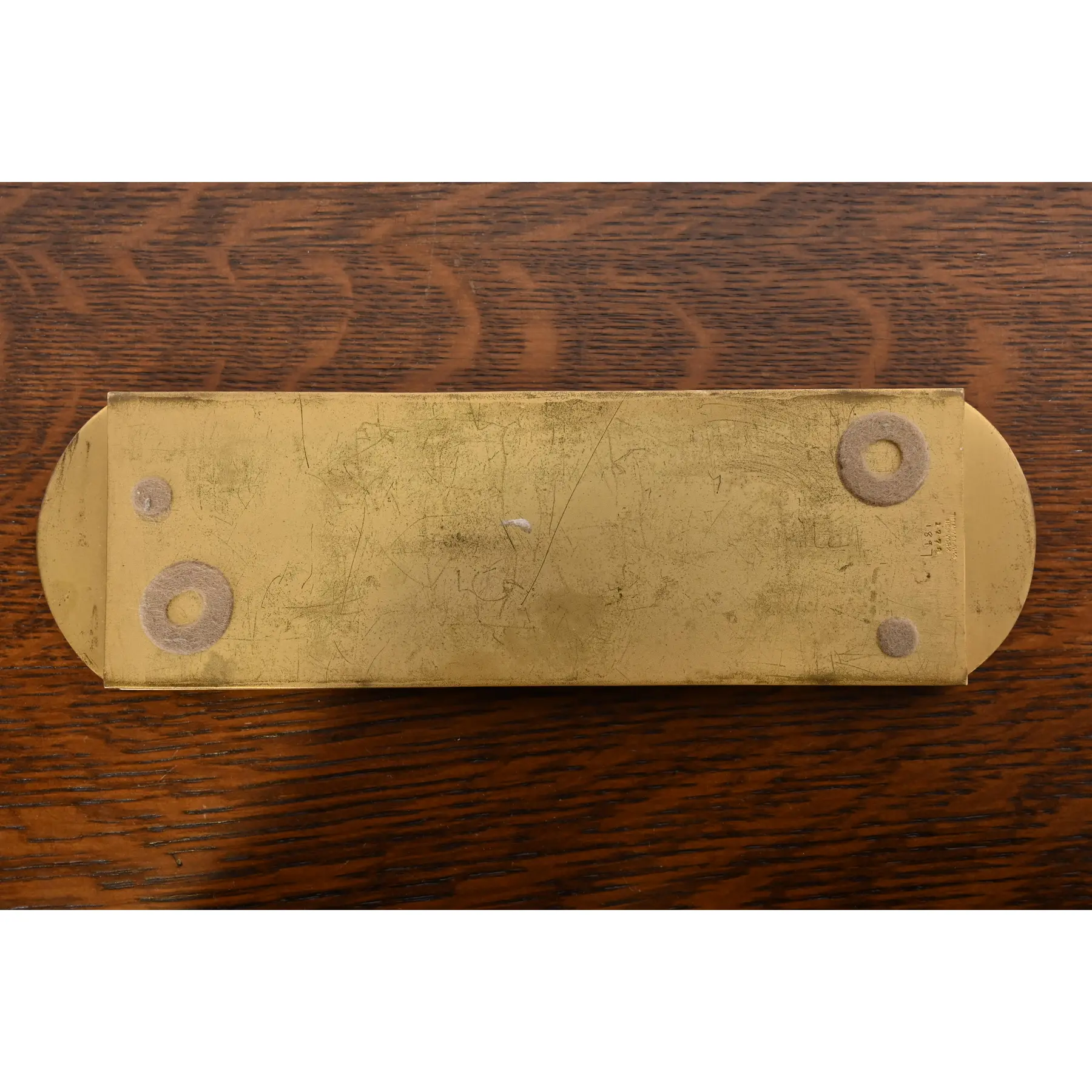 Tiffany Studios New York Adam Bronze Doré Pen Tray - Image 9