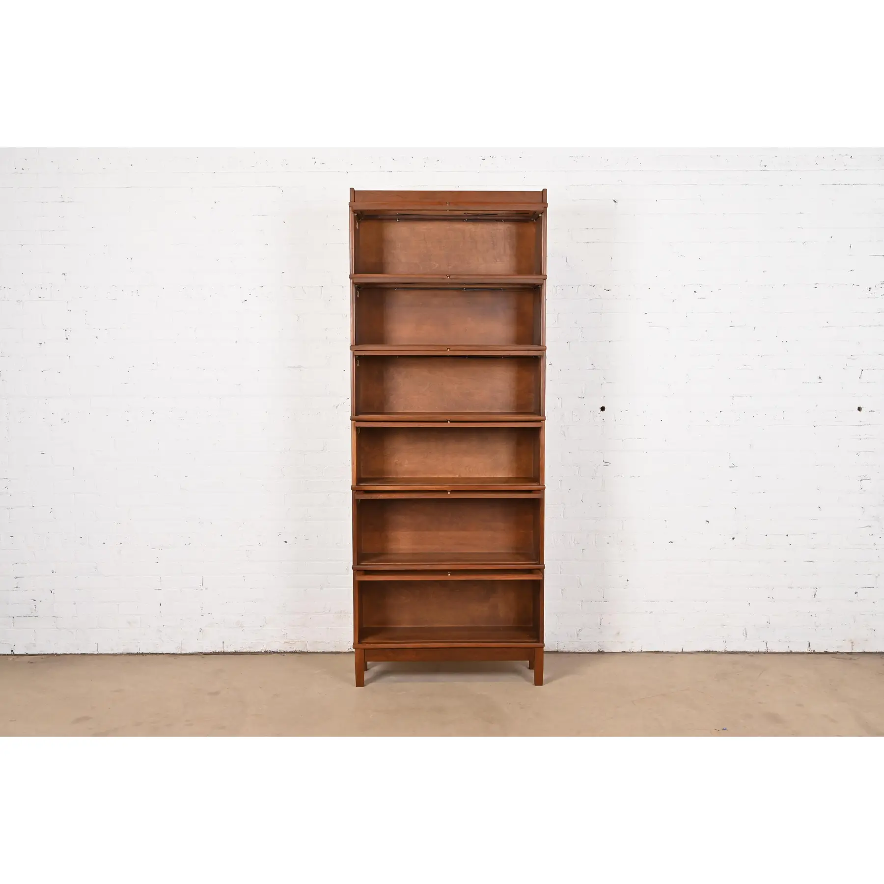 Arts & Crafts Walnut Six-Stack Barrister Bookcase by Hale - Image 5
