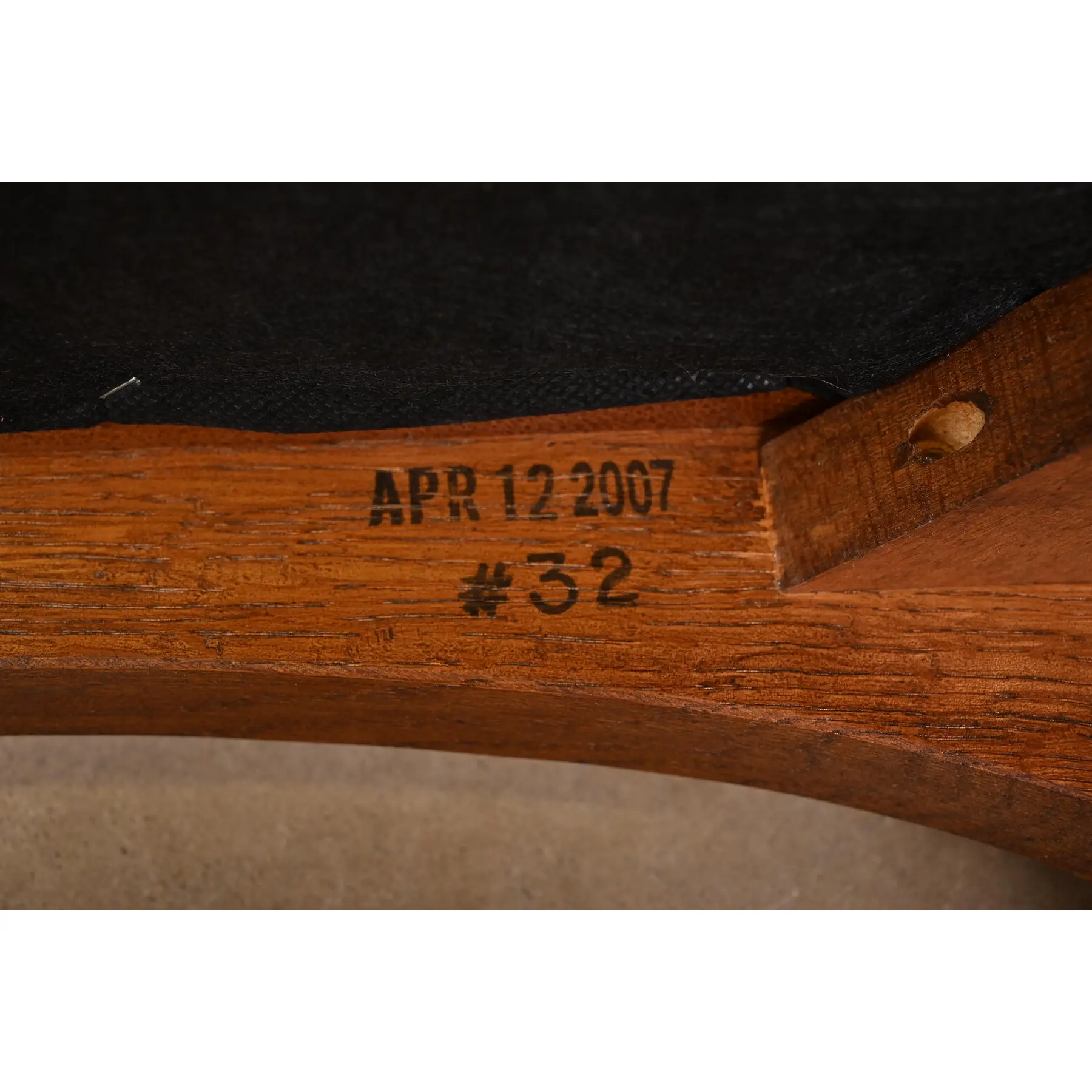 Stickley Harvey Ellis Collection Mission Arts & Crafts Inlaid Oak and Leather Rocking Chair - Image 11