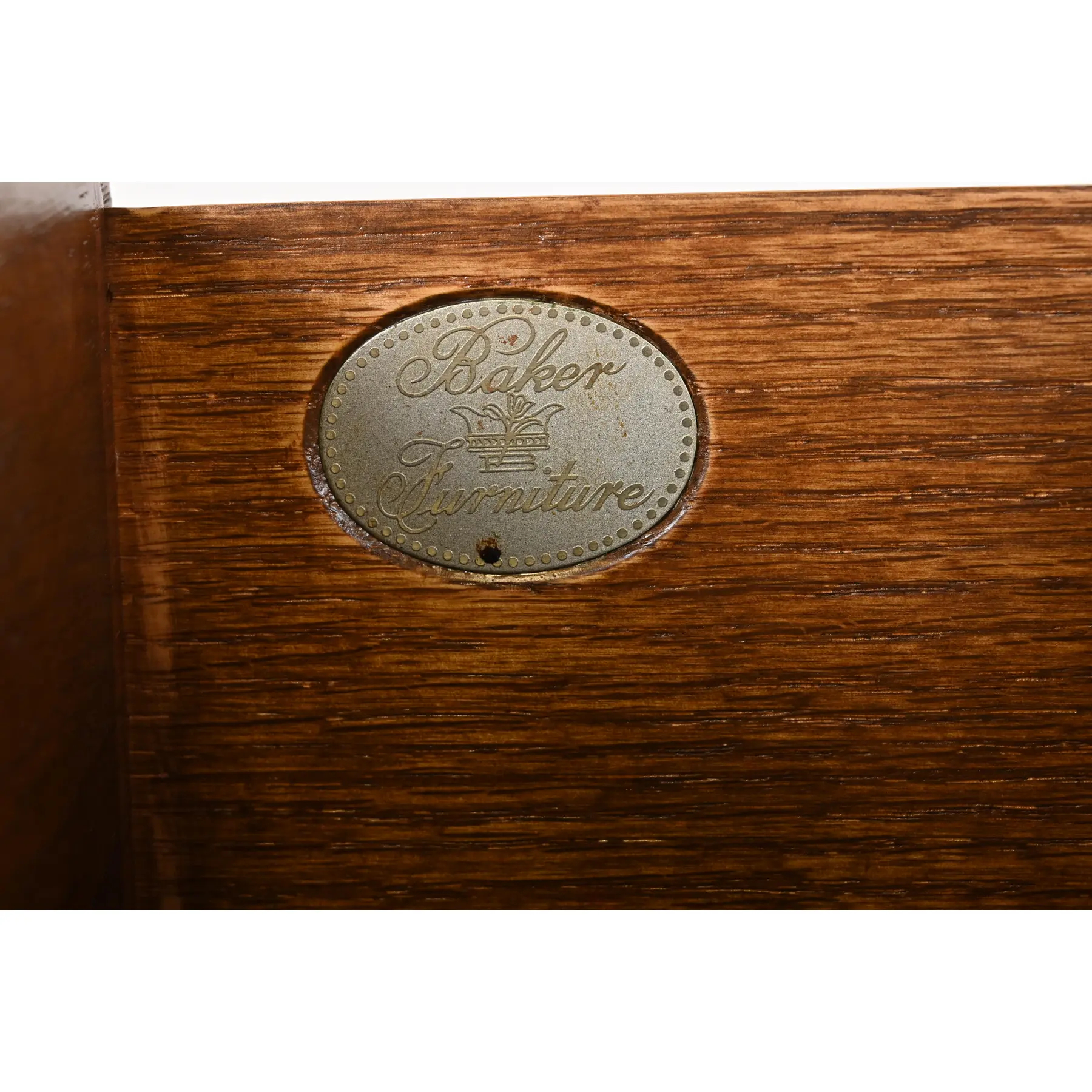 Baker Furniture Italian Provincial Louis XV Carved Walnut Chest of Drawers or Commode, Newly Refinished - Image 8