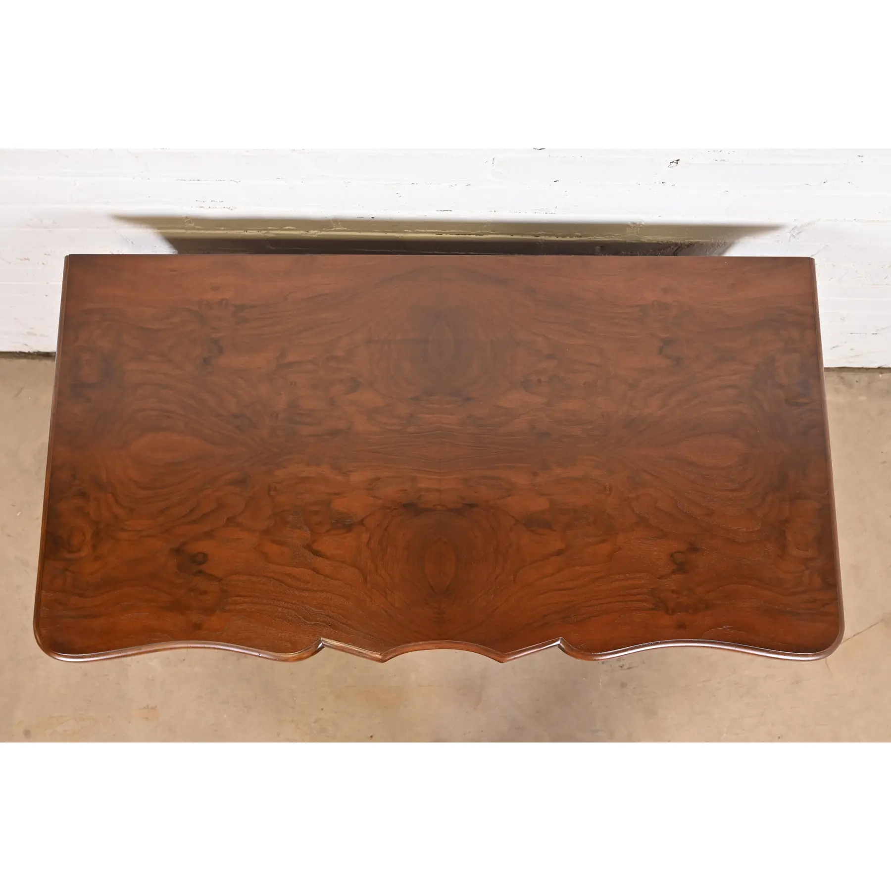 Baker Furniture Italian Provincial Louis XV Carved Walnut Chest of Drawers or Commode, Newly Refinished - Image 9