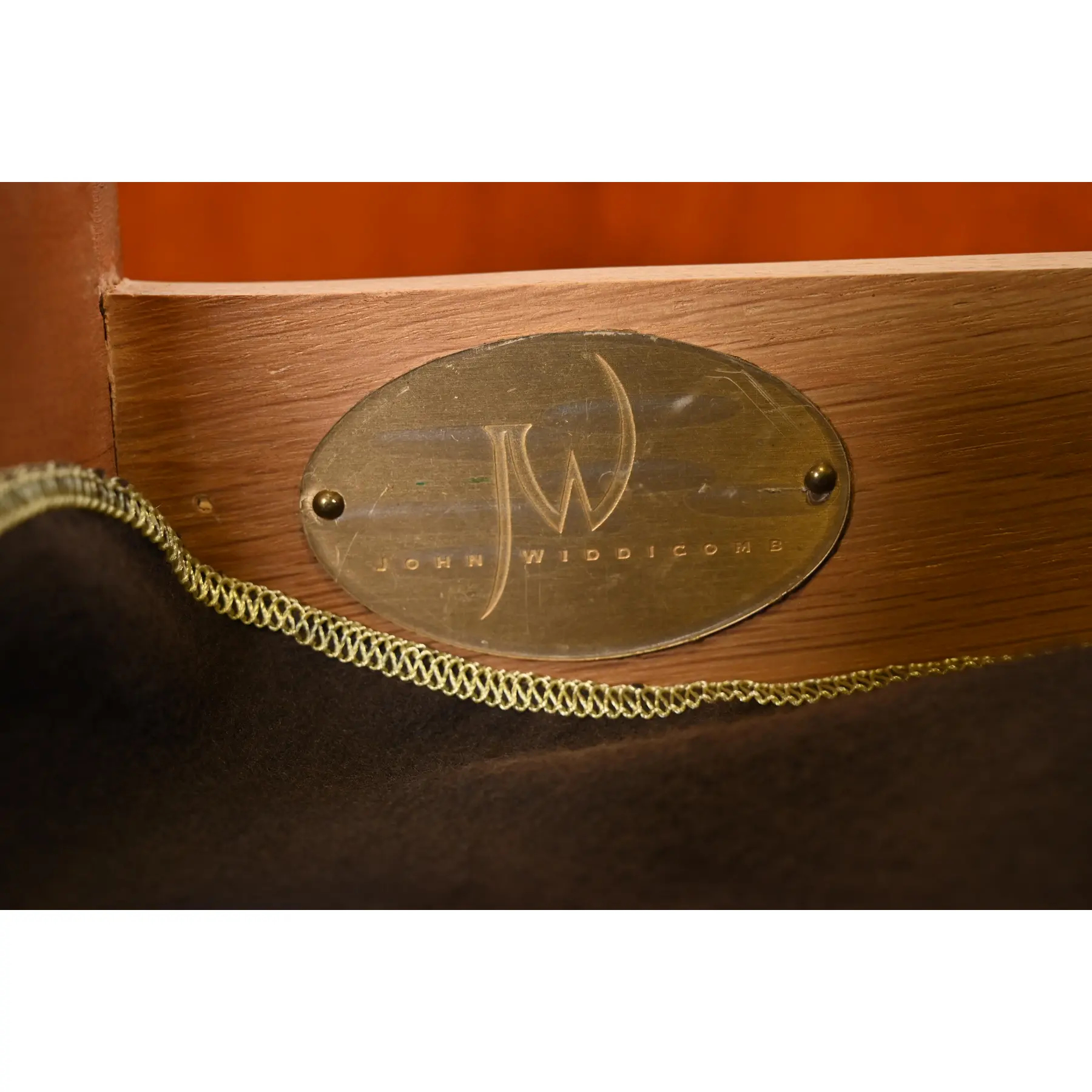John Widdicomb French Regency Louis XVI Burl Wood and Brass Sideboard Credenza - Image 8