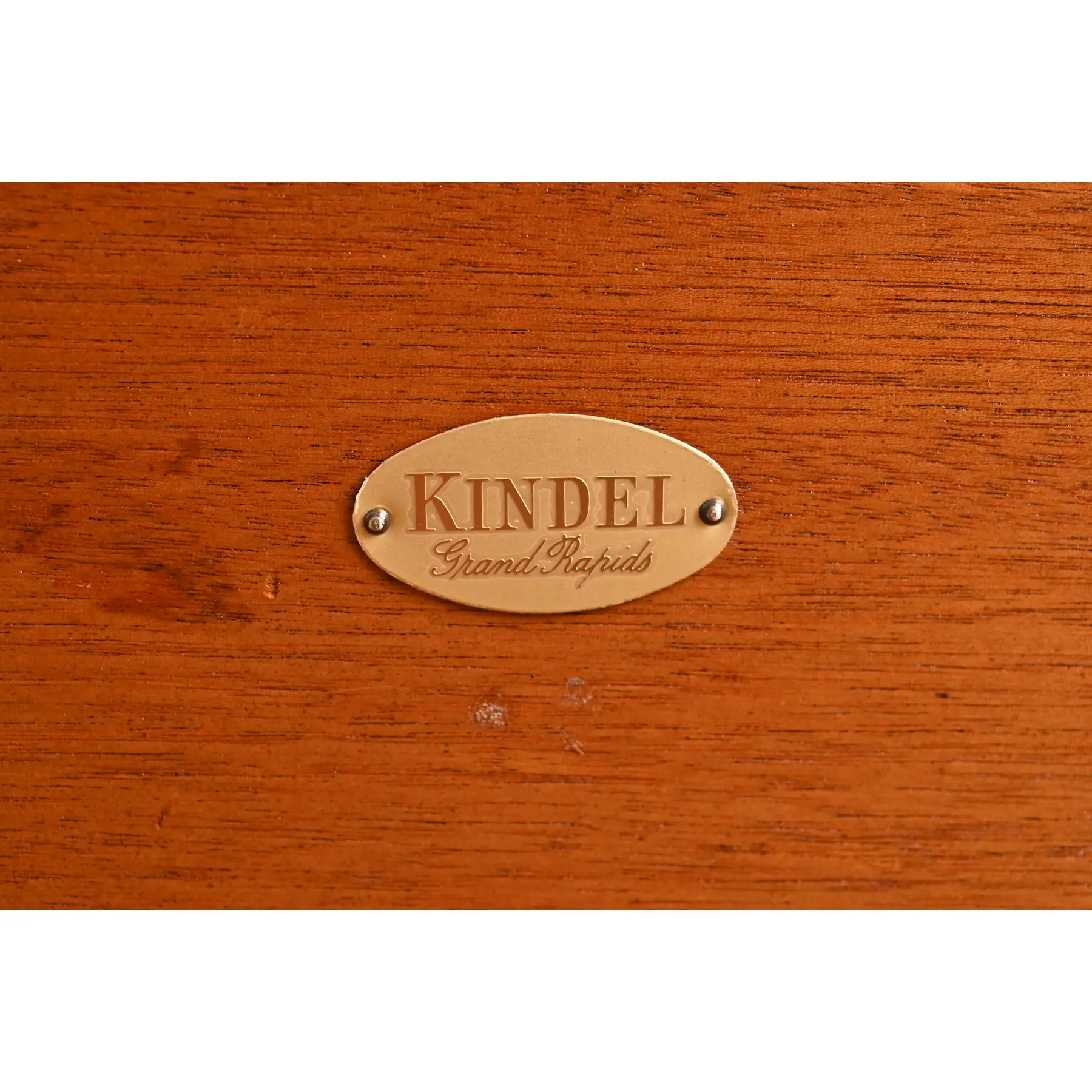 Kindel Furniture Federal Inlaid Mahogany Extension Dining Table, Newly Refinished - Image 11