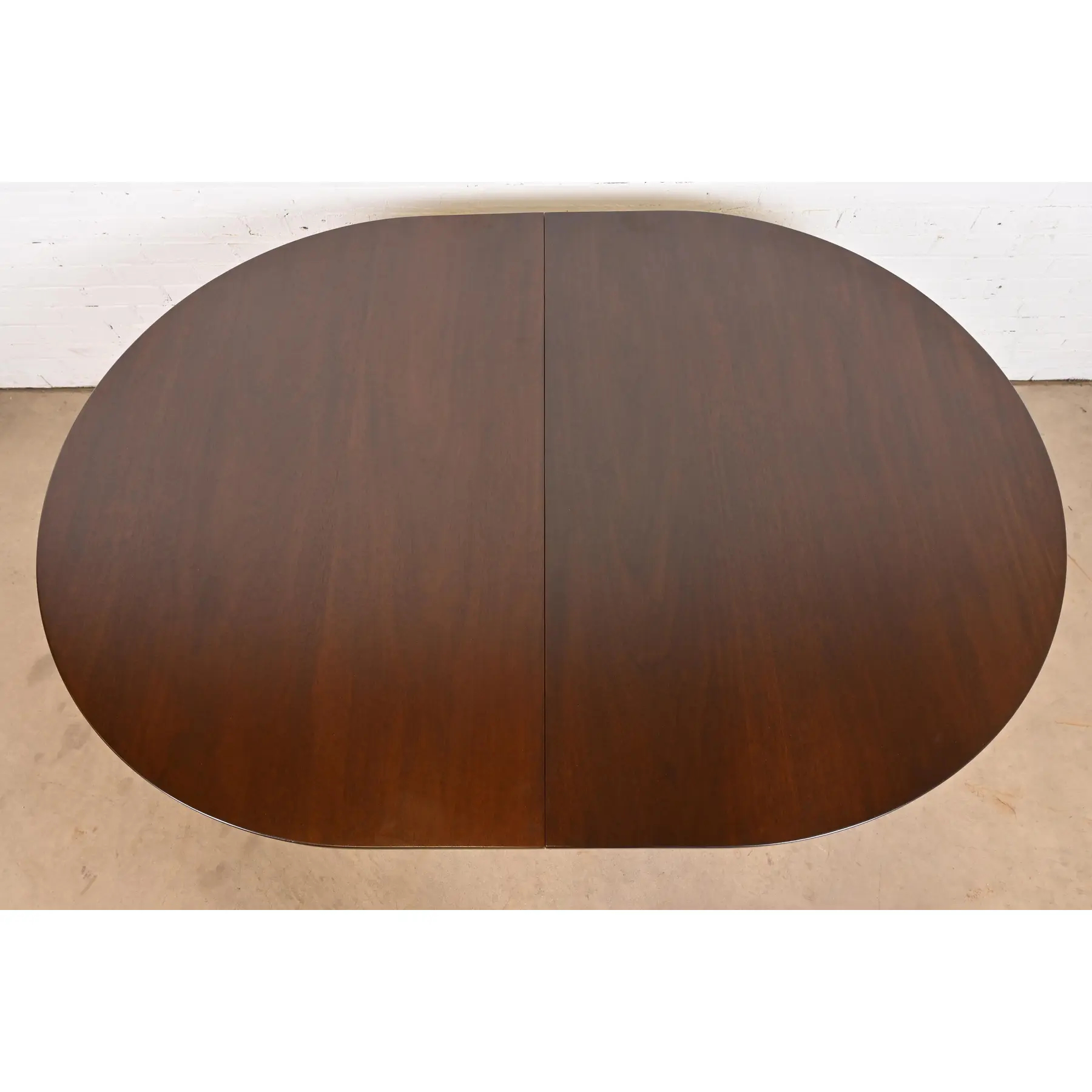 Kittinger Georgian Solid Mahogany Double Pedestal Extension Dining Table, Newly Refinished - Image 9