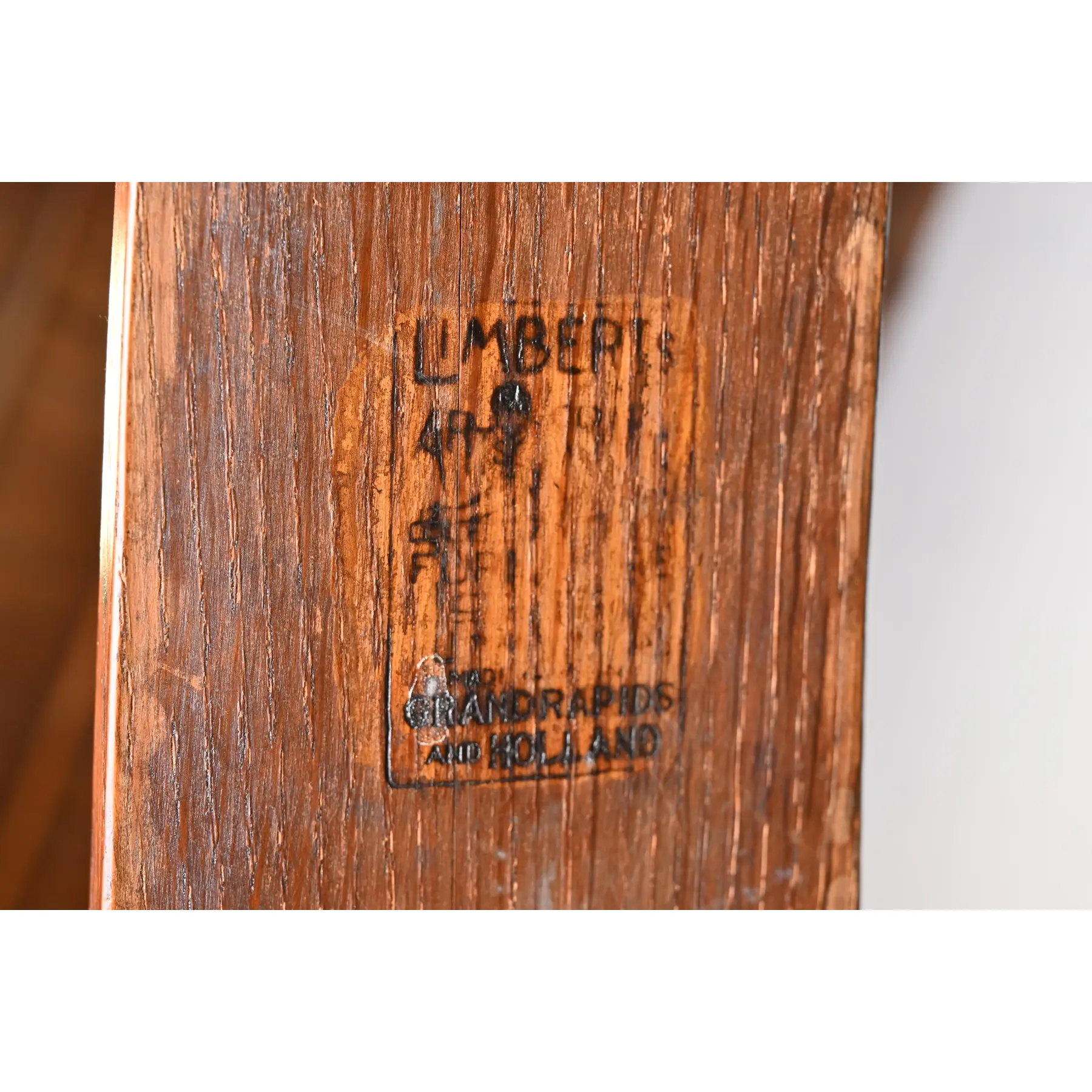 Limbert Mission Oak Arts & Crafts Open Arm Settee or Loveseat, Circa 1900 - Image 11