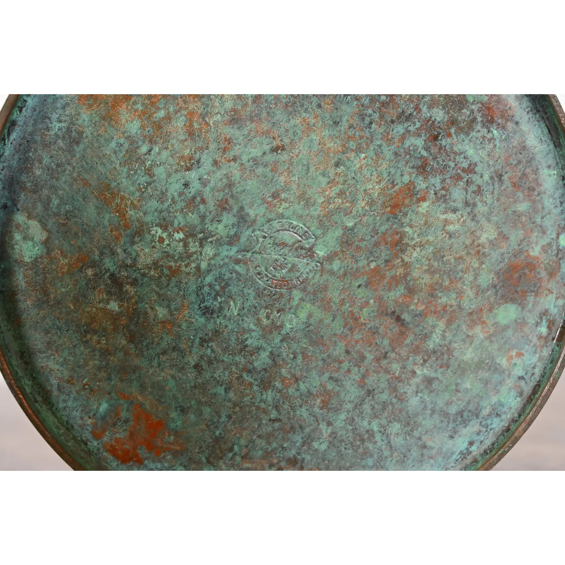 Silver Crest Arts & Crafts Sterling Silver on Bronze Vase - Image 10