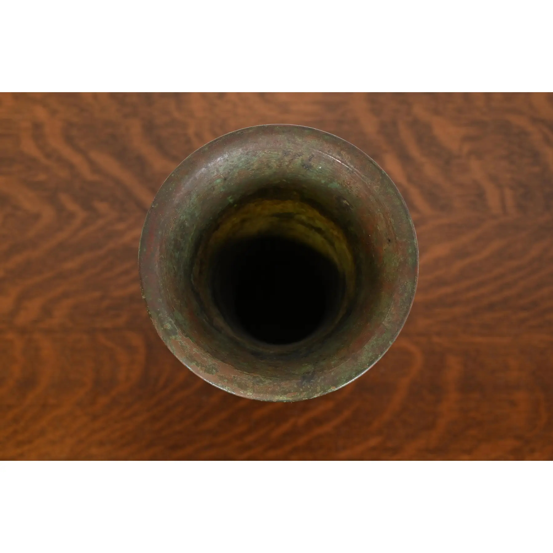Silver Crest Arts & Crafts Sterling Silver on Bronze Vase - Image 5