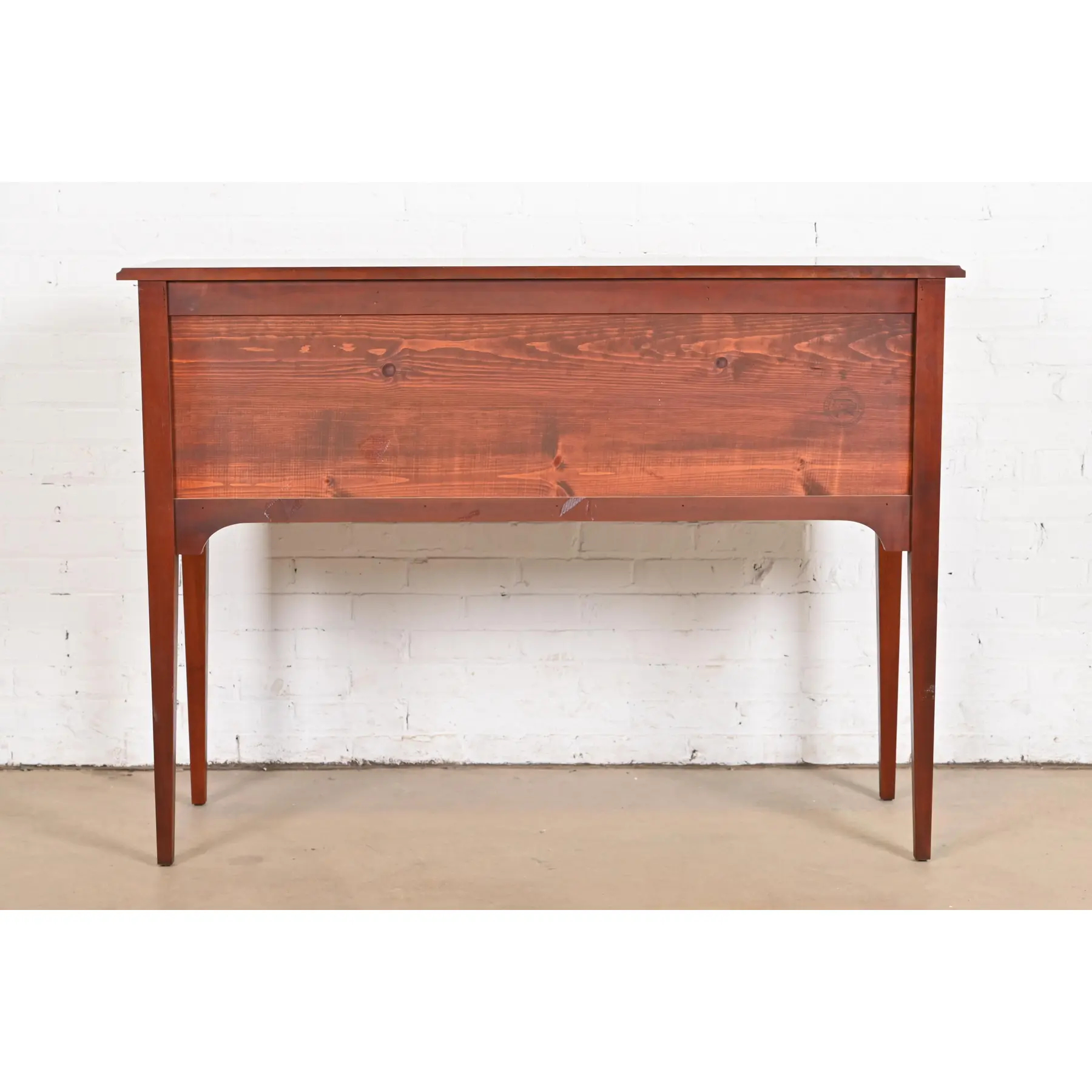 Baker Furniture Style Federal Cherry Wood Sideboard Buffet - Image 10