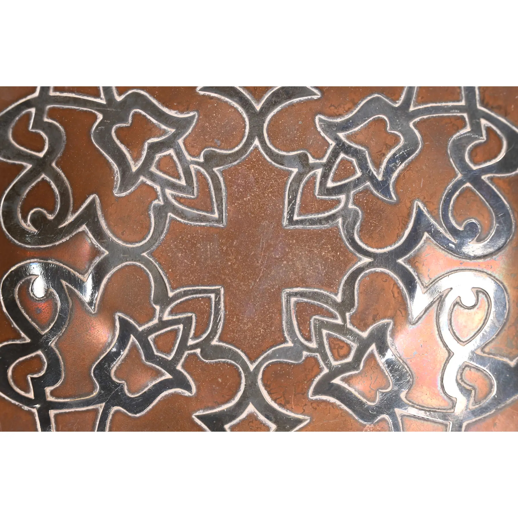 Heintz Arts & Crafts Sterling Silver on Bronze Plate - Image 5