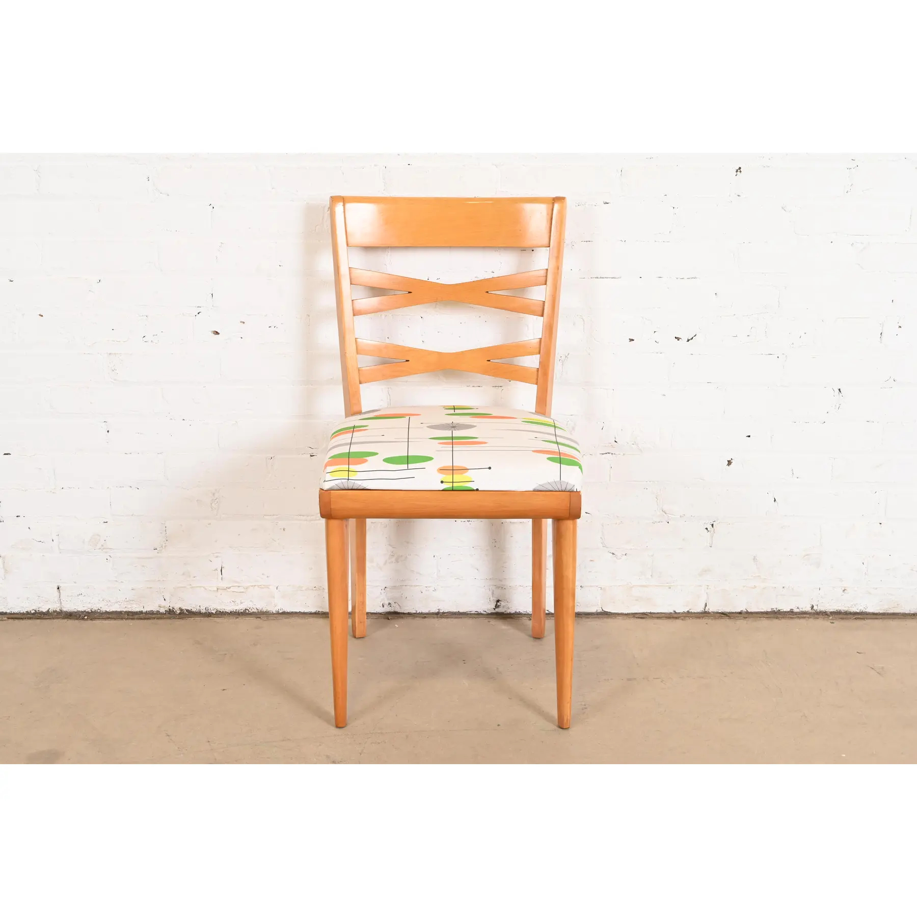 Heywood Wakefield Mid-Century Modern Solid Maple Dining Chairs, Set of Six - Image 5
