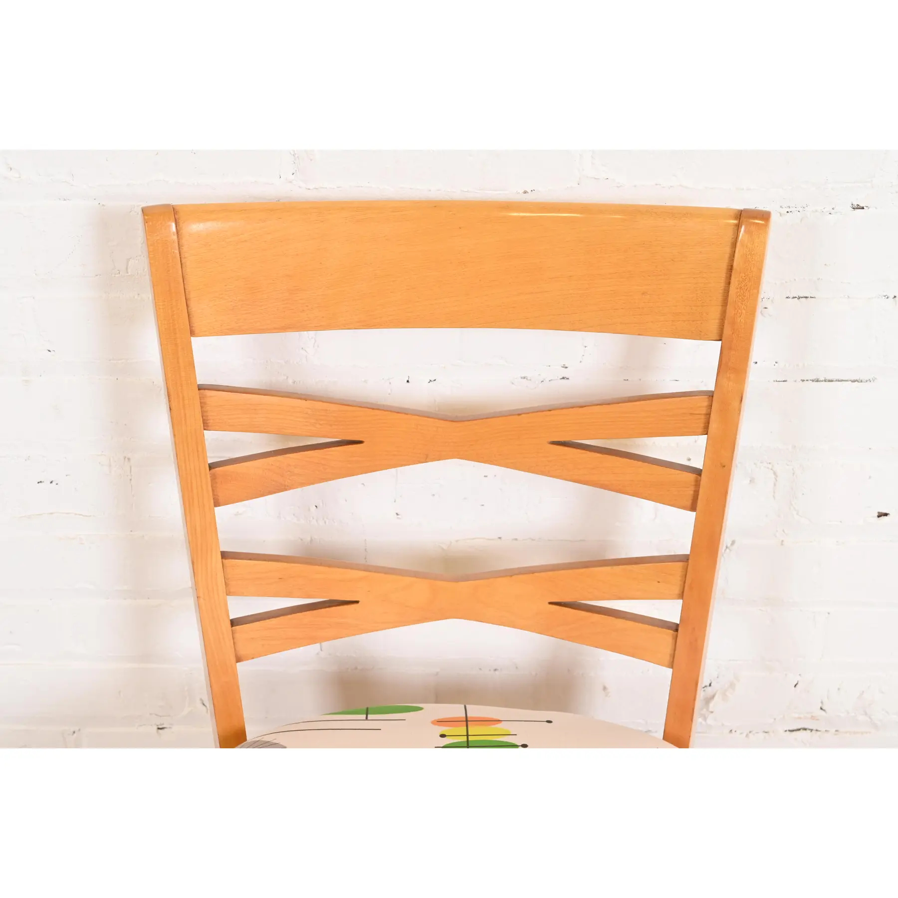 Heywood Wakefield Mid-Century Modern Solid Maple Dining Chairs, Set of Six - Image 6