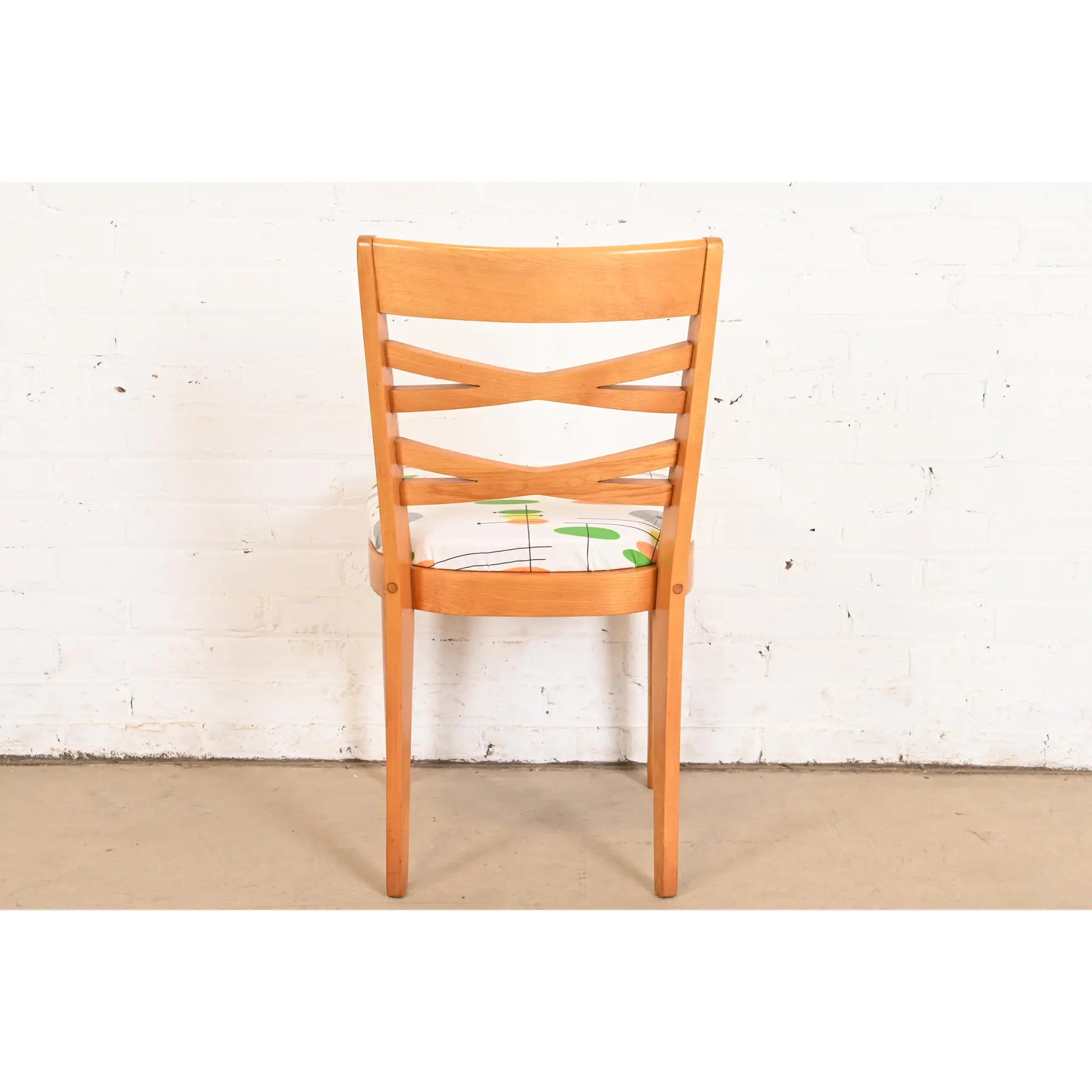 Heywood Wakefield Mid-Century Modern Solid Maple Dining Chairs, Set of Six - Image 10